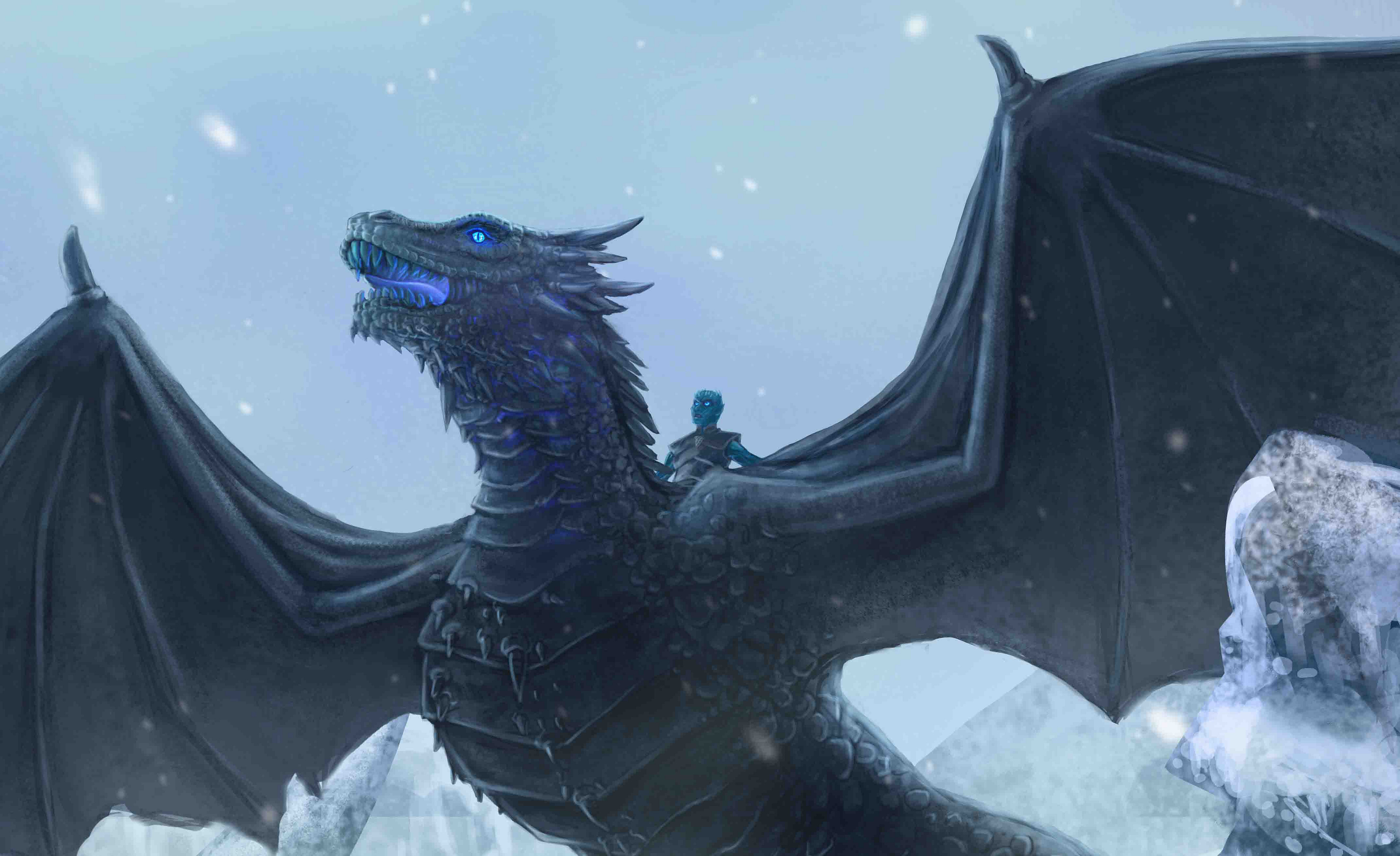 Night King And Dragon Wallpapers