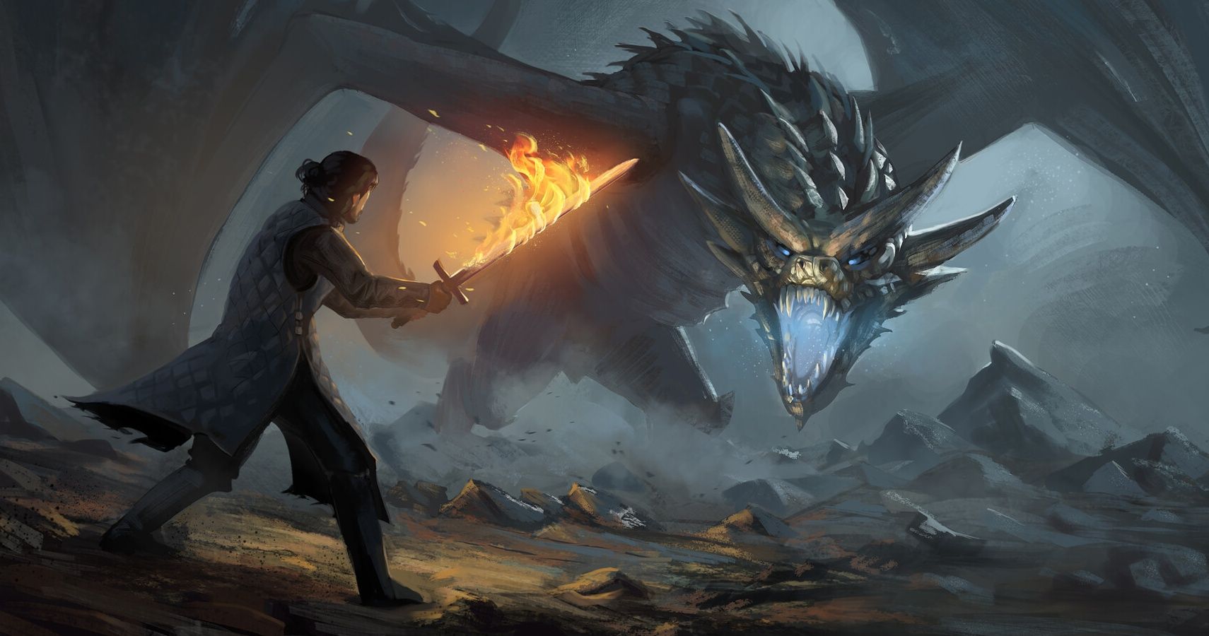 Night King And Dragon Wallpapers