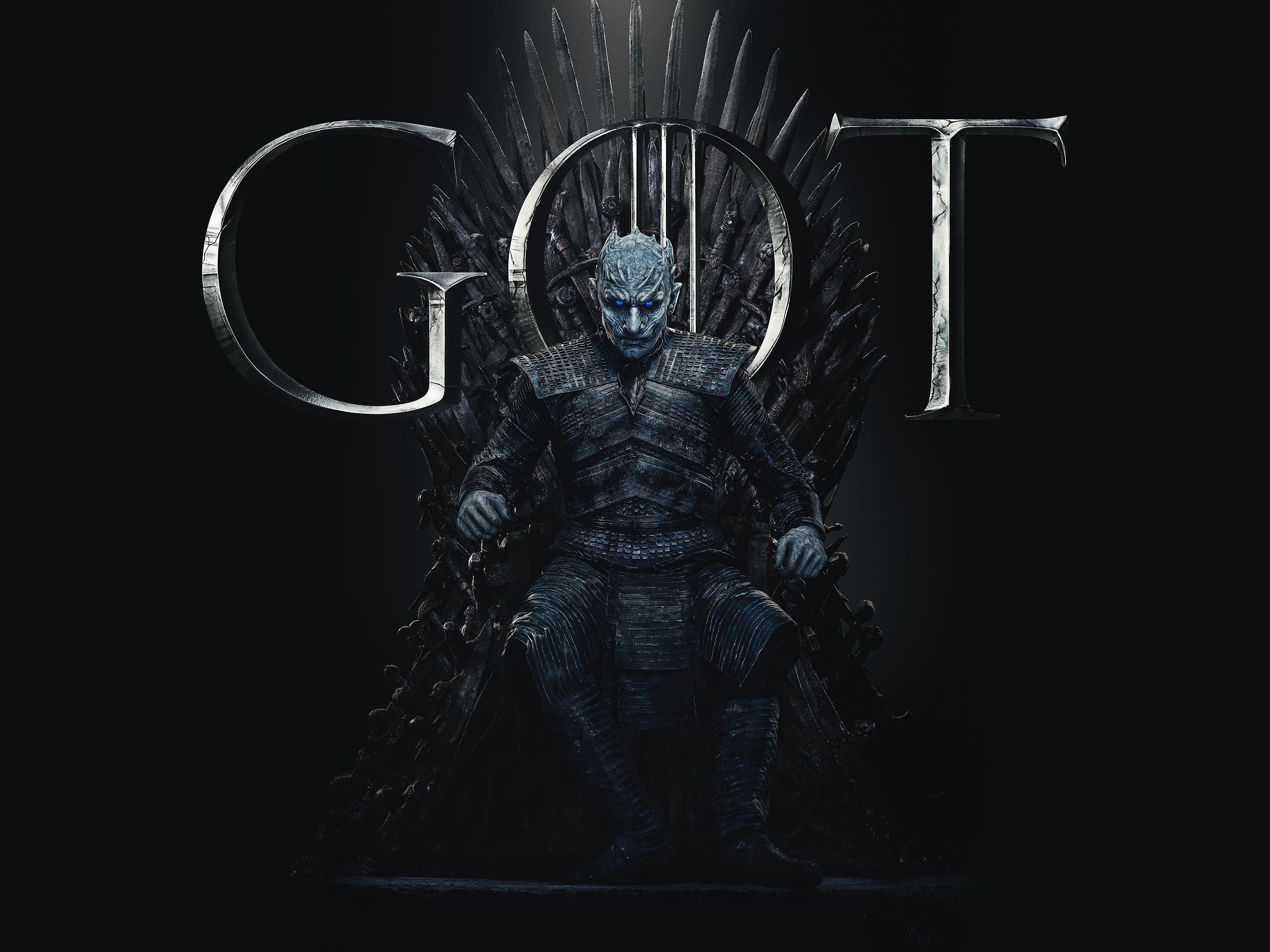 Night King Vs Wolf Game Of Thrones 8 Artwork Wallpapers