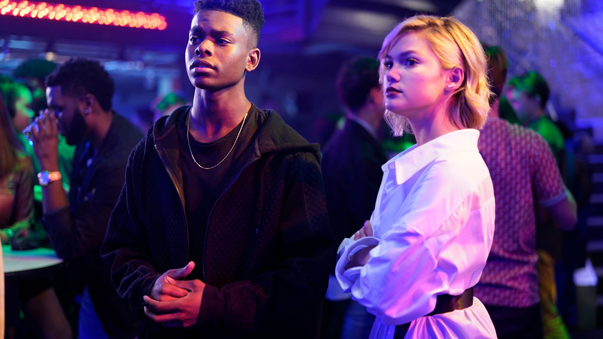 Olivia Holt &Amp; Joseph Aubrey From Cloak &Amp; Dagger Wallpapers