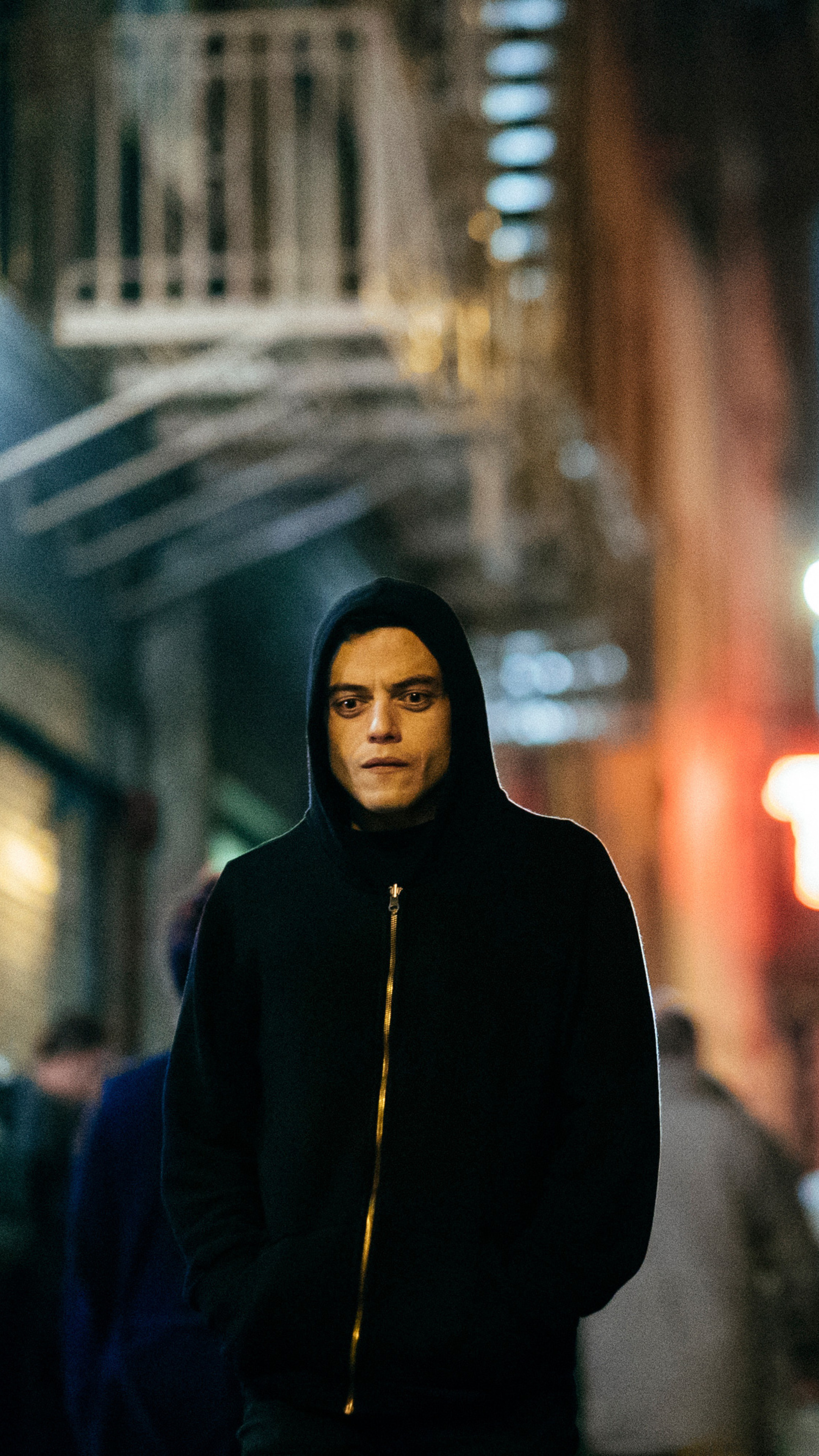 Rami Malek Of Mr. Robot Face Art Wallpapers