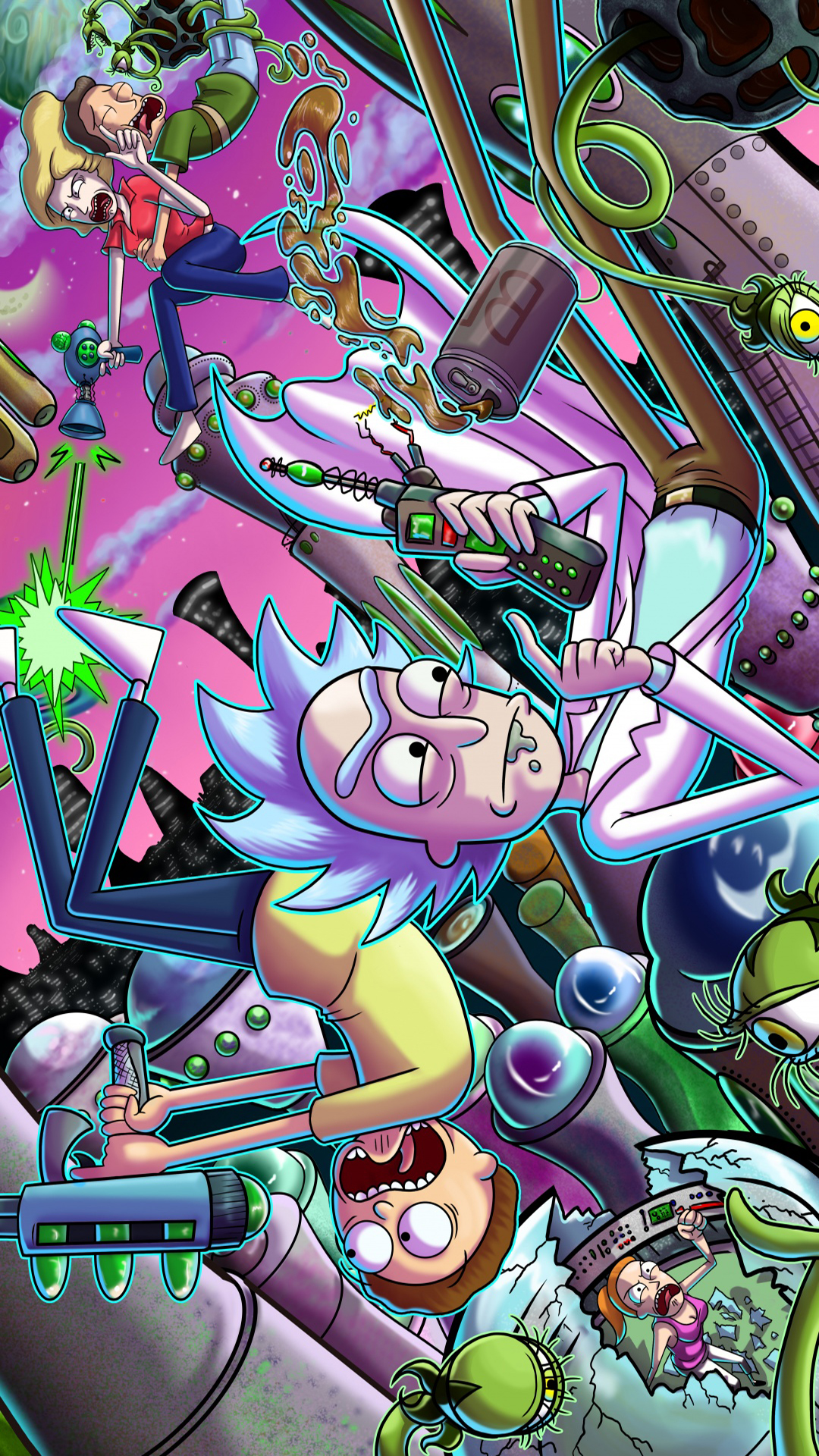 Rick And Morty 4K Android Wallpapers