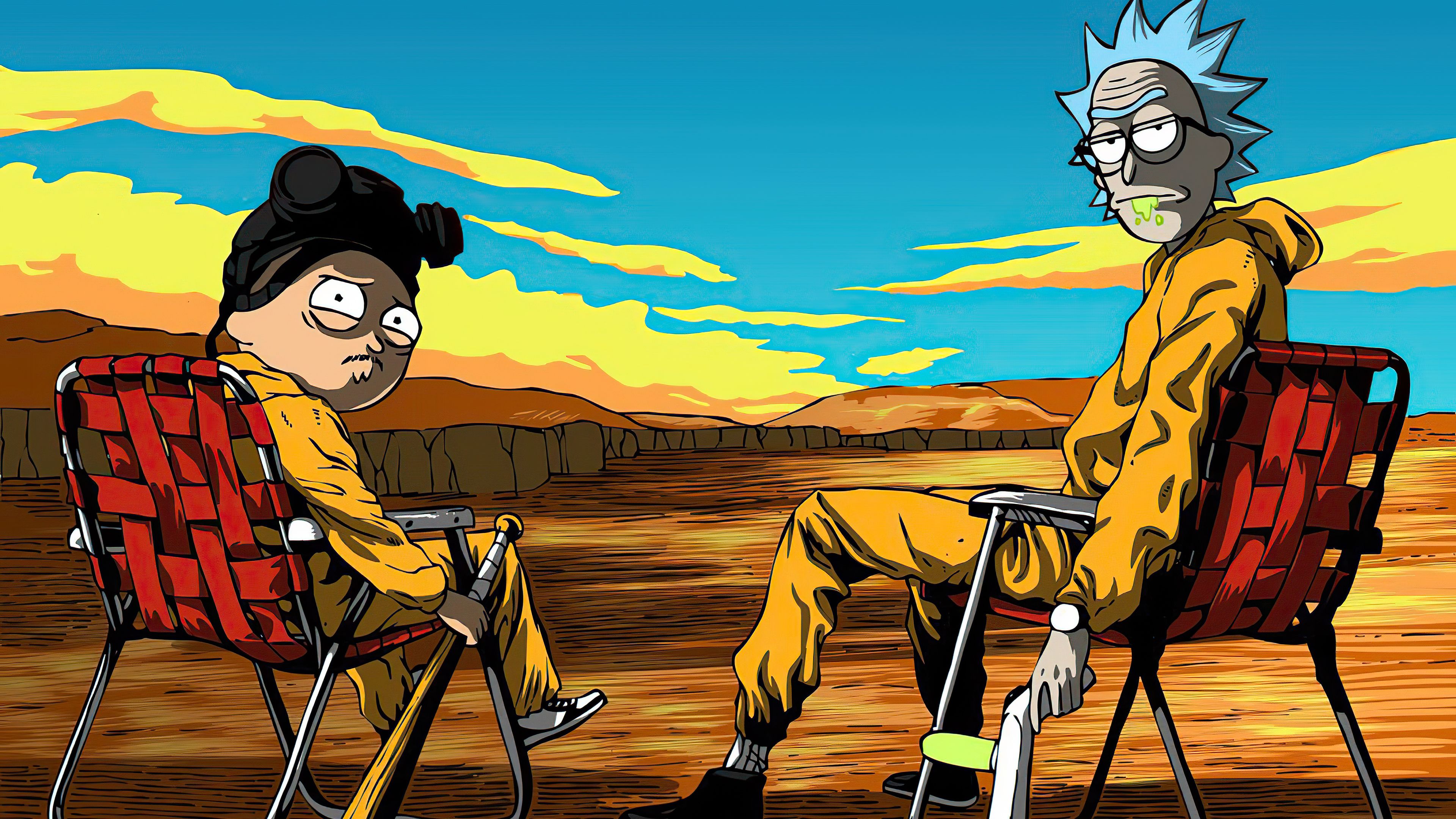 Rick And Morty Breaking Bad Wallpapers