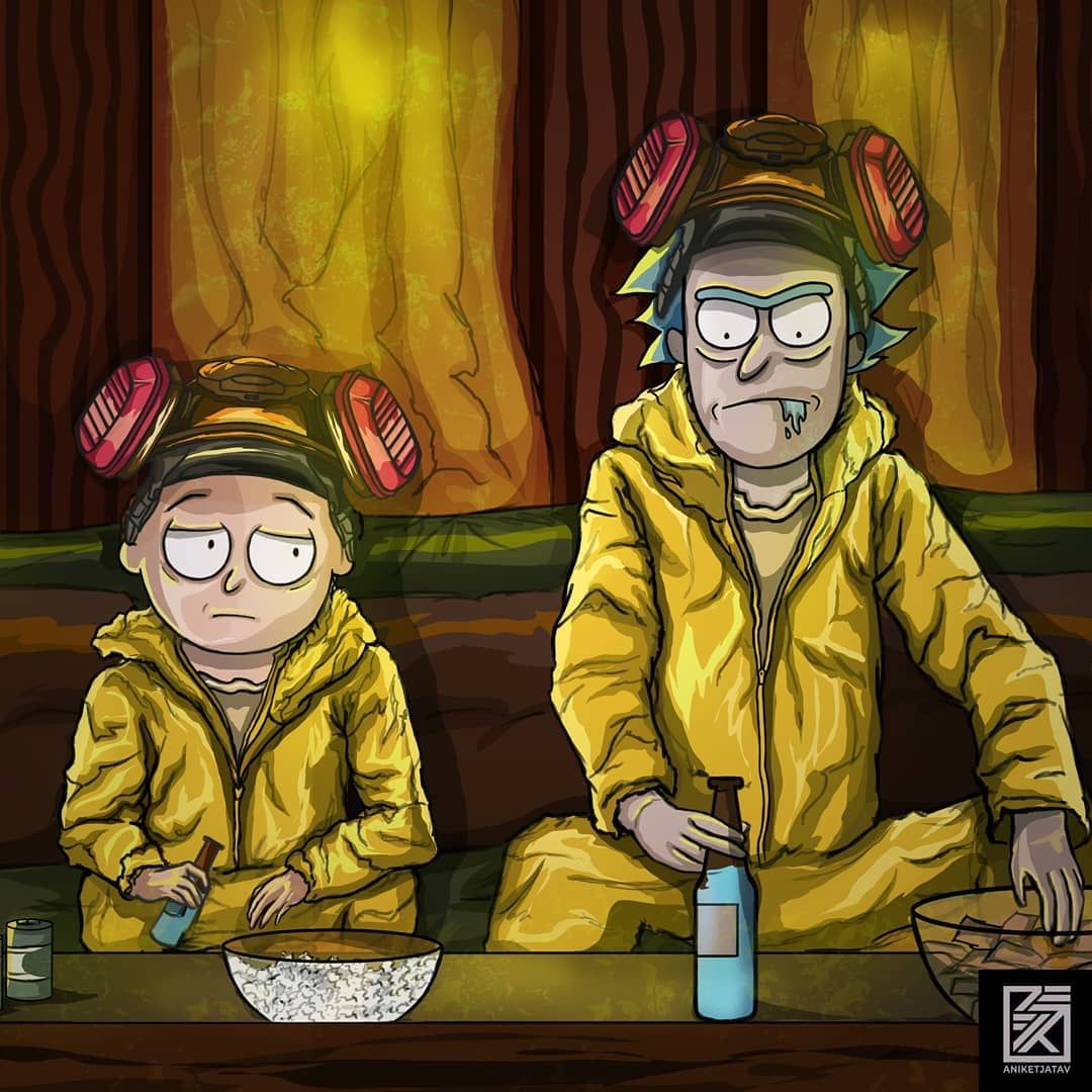 Rick And Morty Breaking Bad Wallpapers