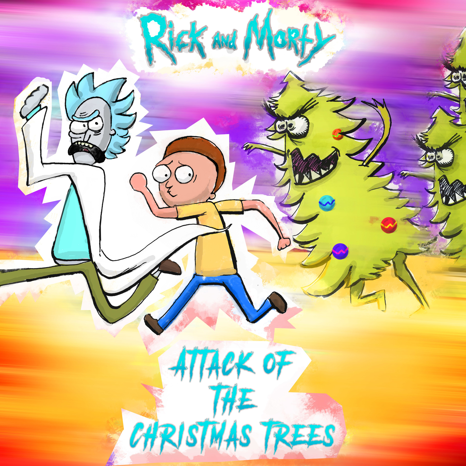 Rick And Morty Christmas Wallpapers