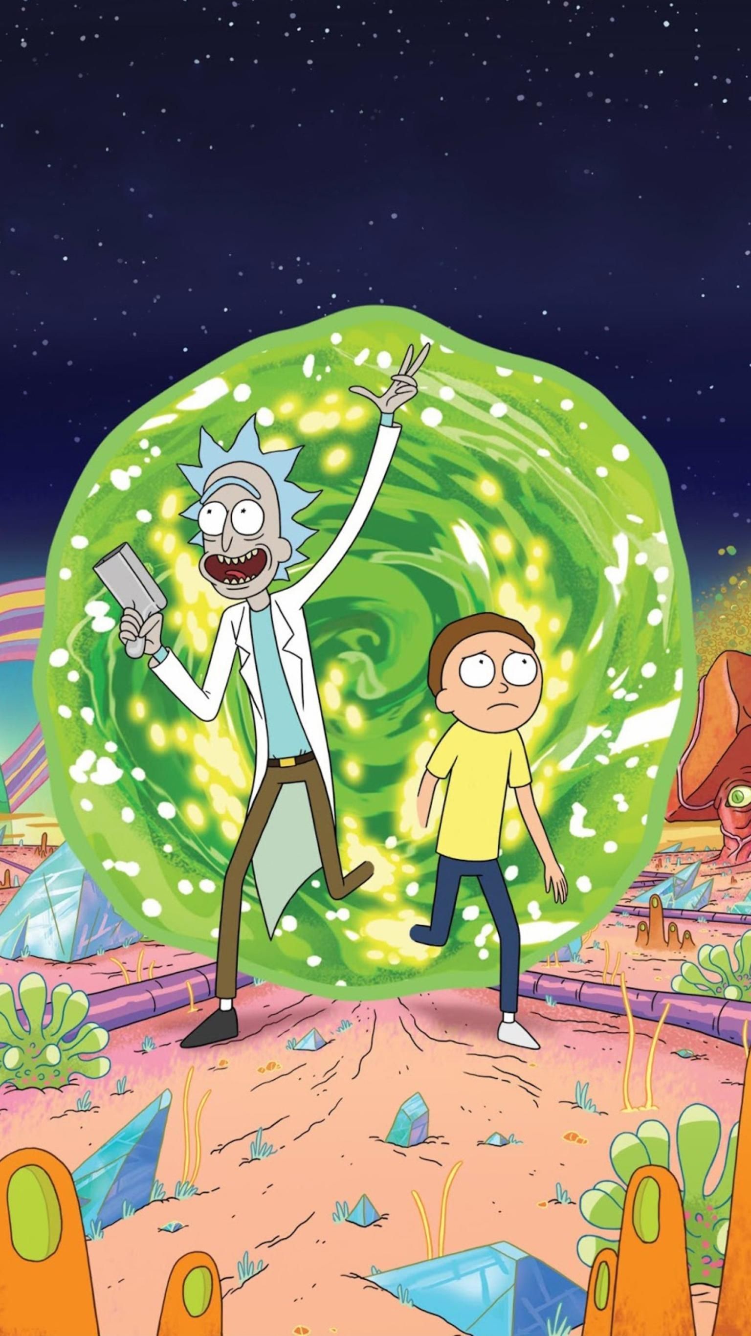 Rick And Morty Galaxy Wallpapers