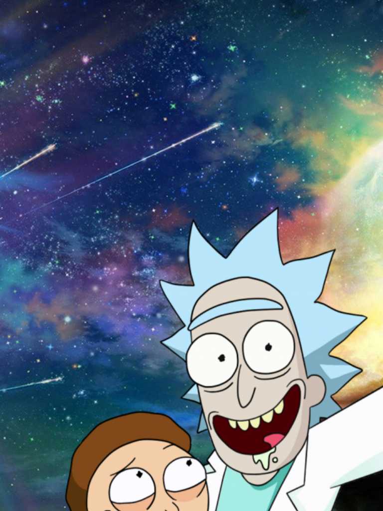 Rick And Morty In Outer Space Wallpapers