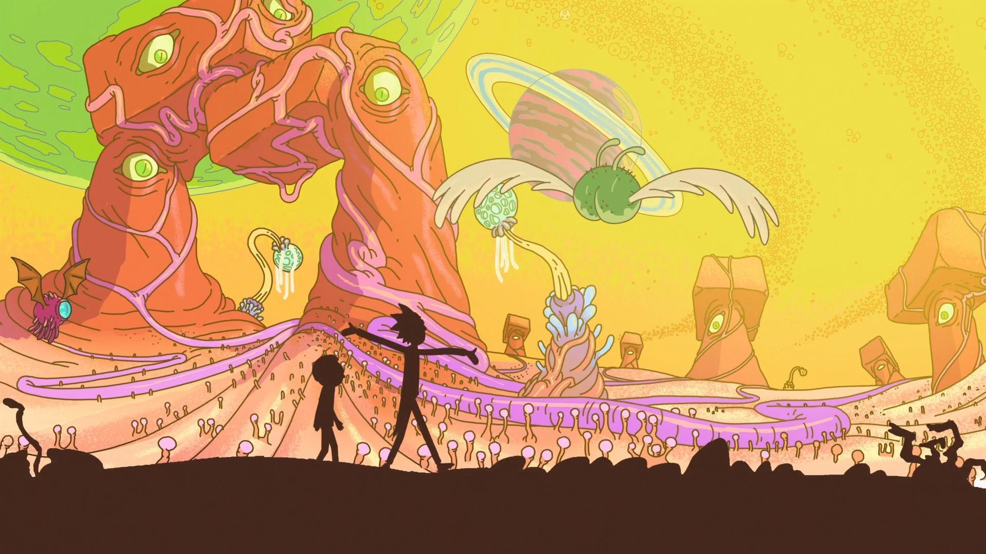 Rick And Morty In Outer Space Wallpapers