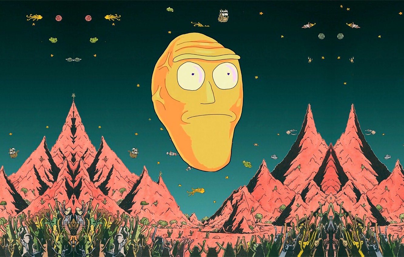 Rick And Morty In The Mountains Wallpapers