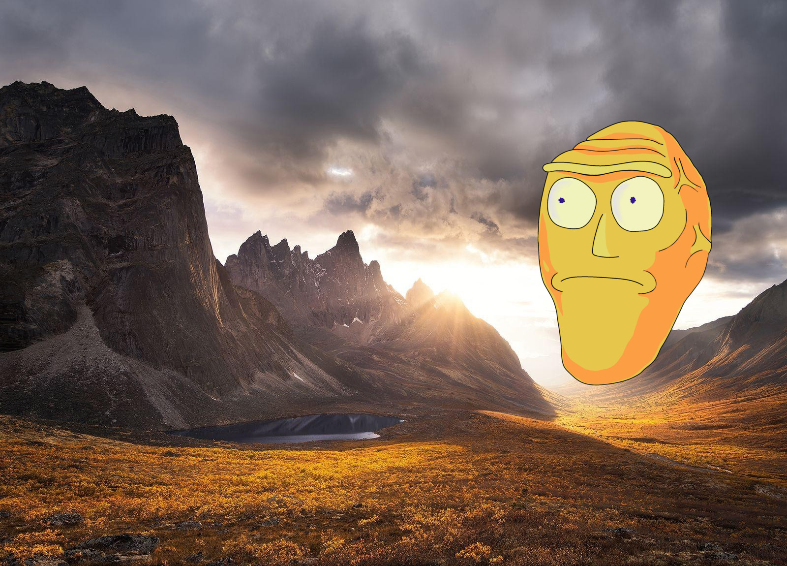 Rick And Morty In The Mountains Wallpapers