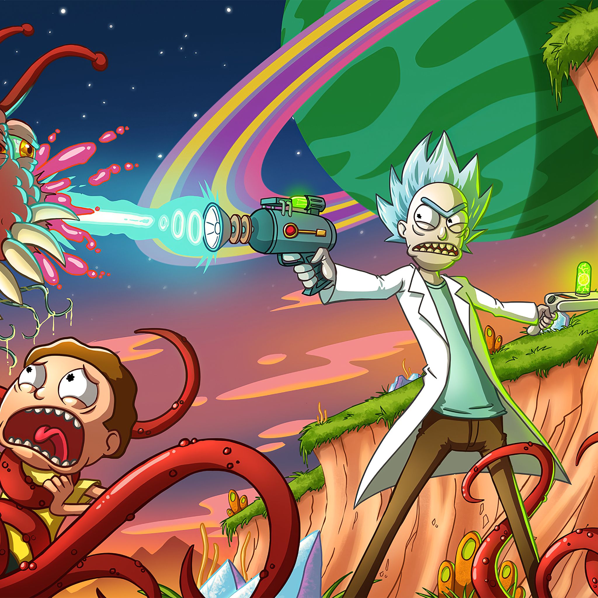 Rick And Morty Ipad Wallpapers