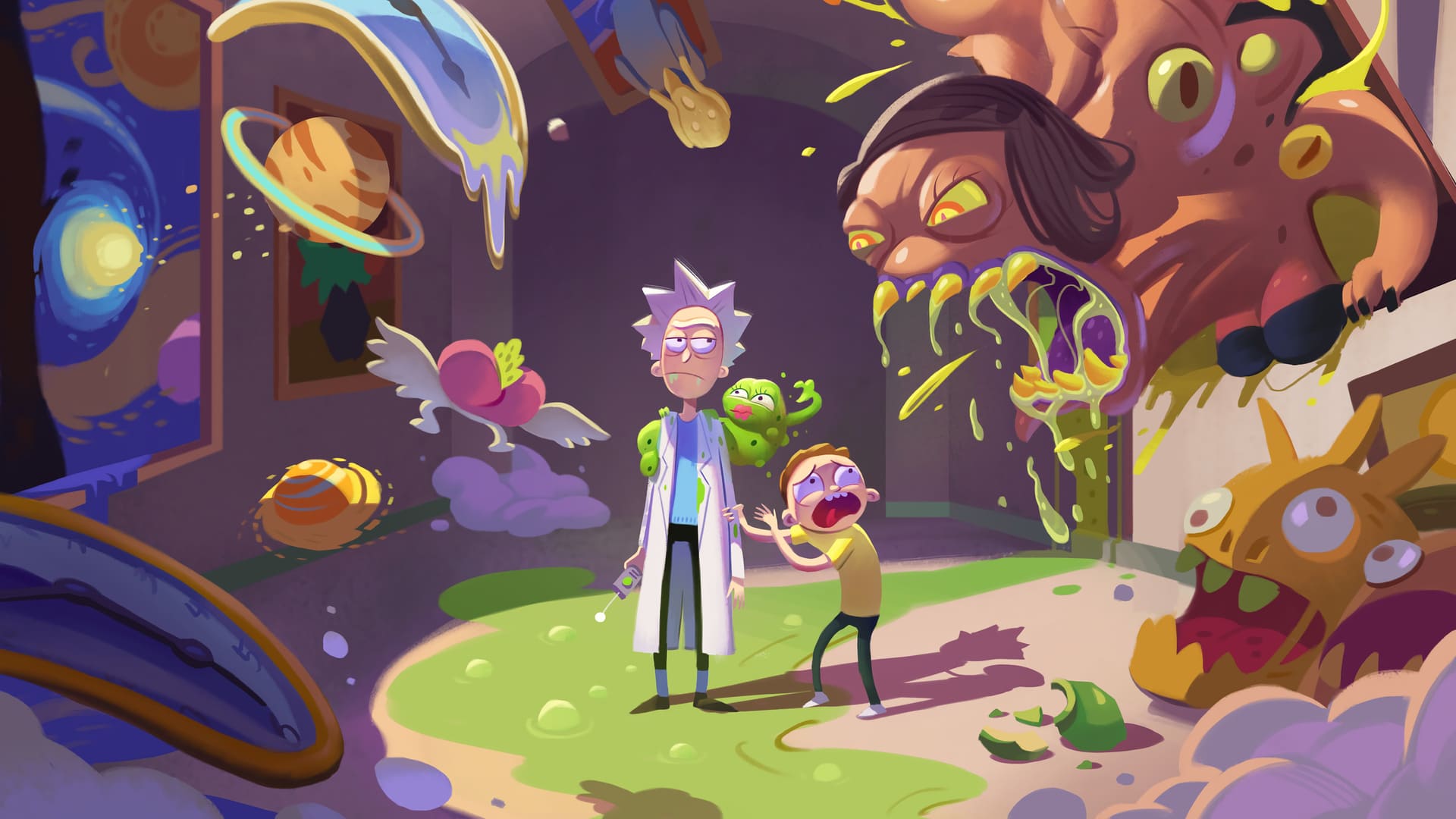 Rick And Morty Laptop Wallpapers