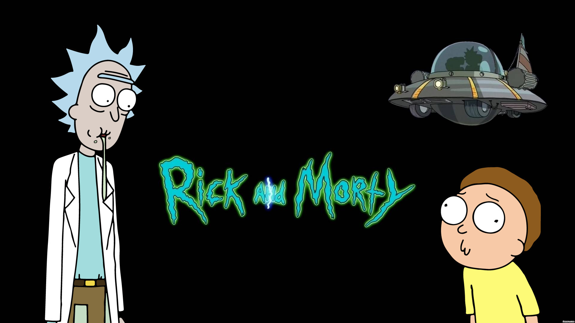 Rick And Morty Middle Finger Wallpapers