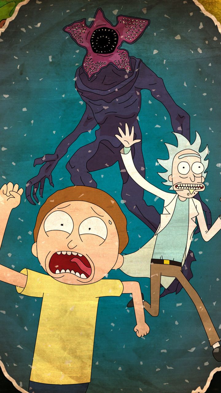 Rick And Morty On The Run Wallpapers