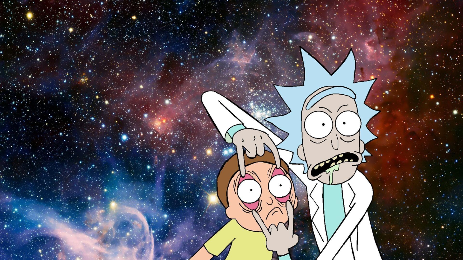 Rick And Morty Outer Space Wallpapers