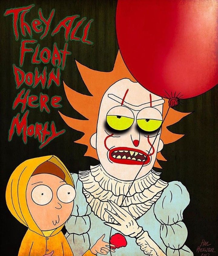 Rick And Morty Pennywise Wallpapers