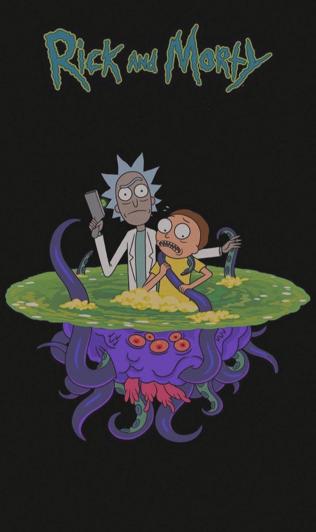 Rick And Morty Retro Wallpapers