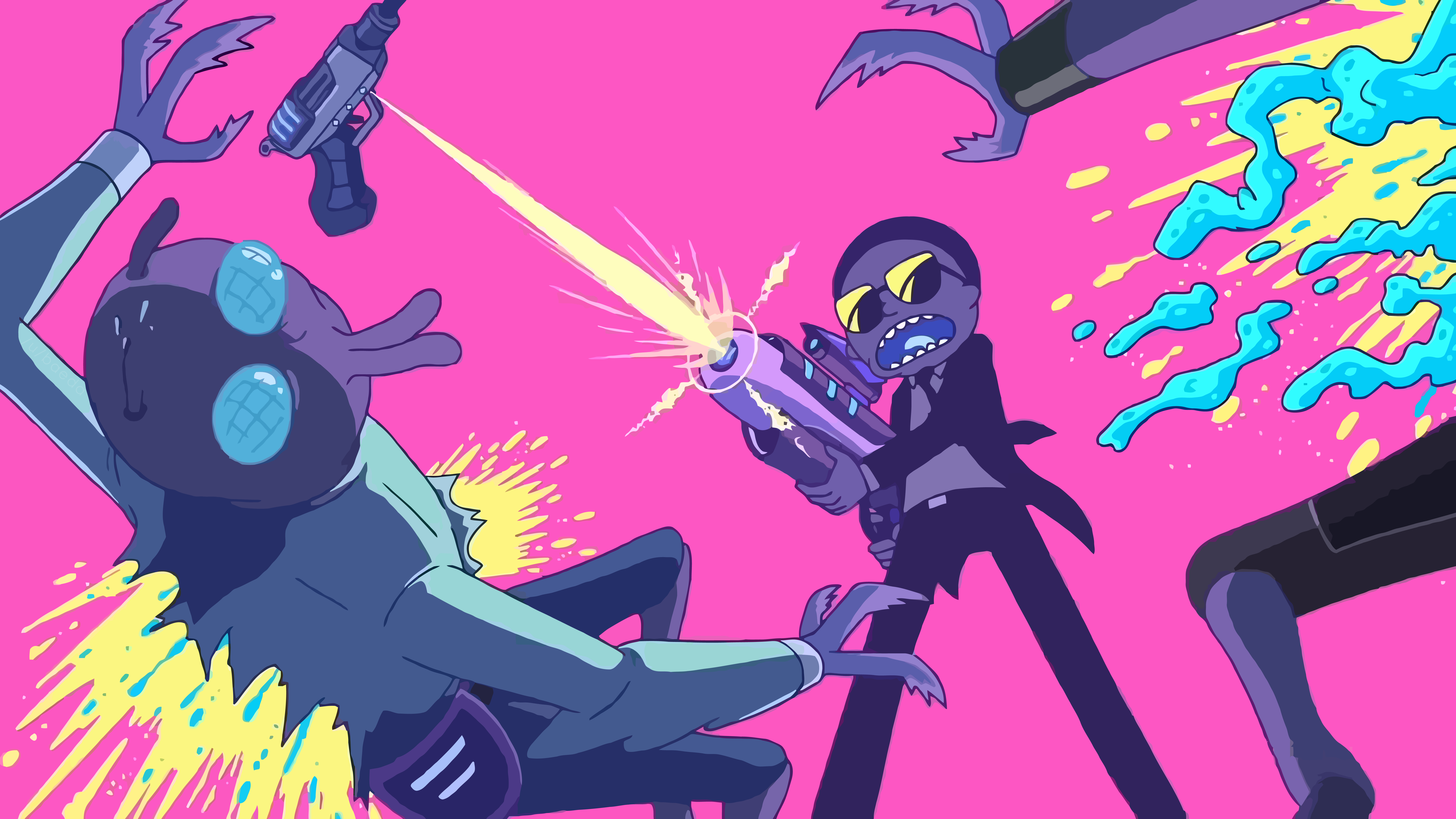 Rick And Morty Run The Jewels Art Wallpapers