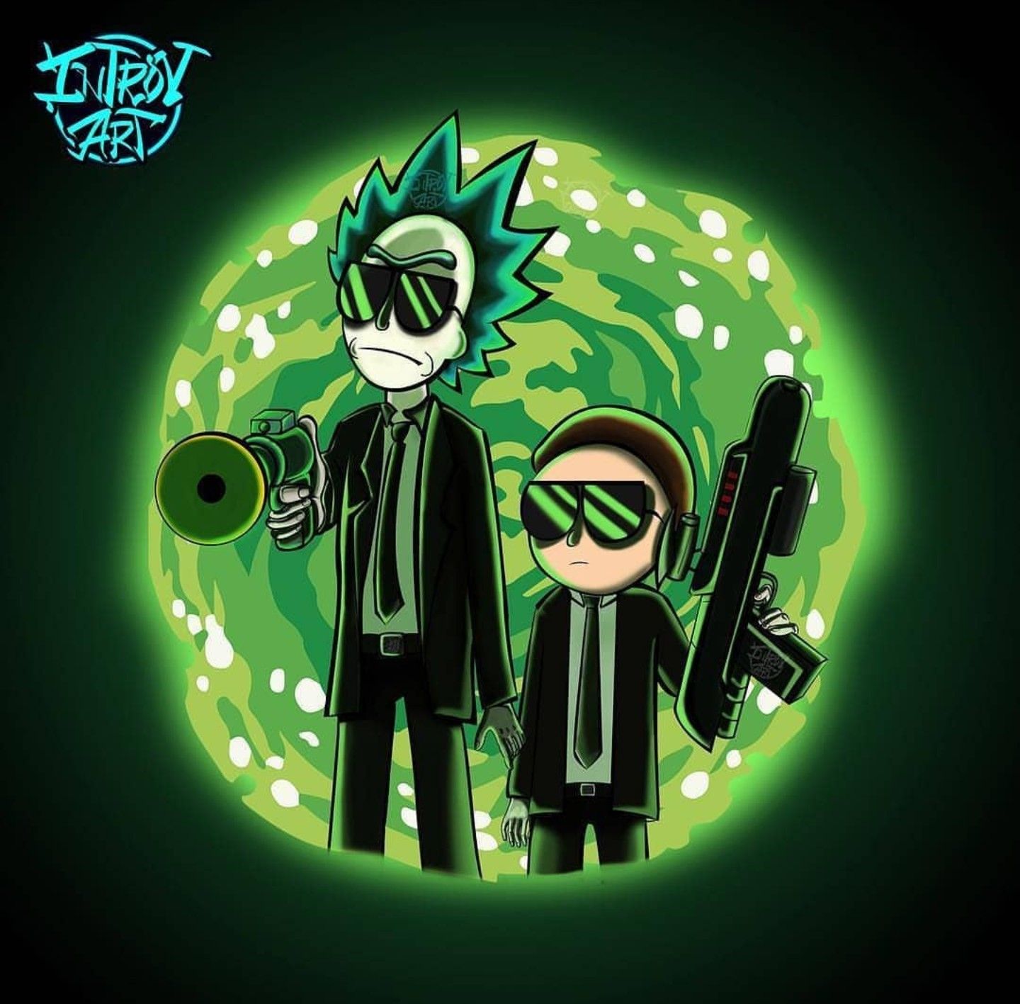 Rick And Morty Run The Jewels Art Wallpapers