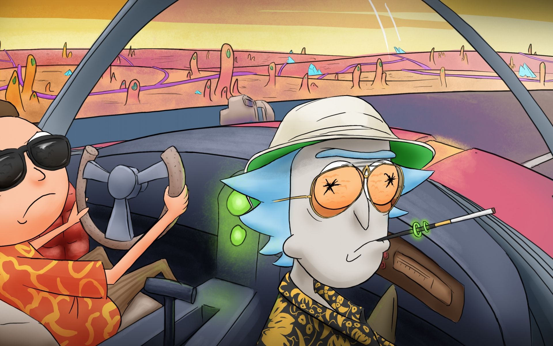 Rick And Morty Stoner Wallpapers