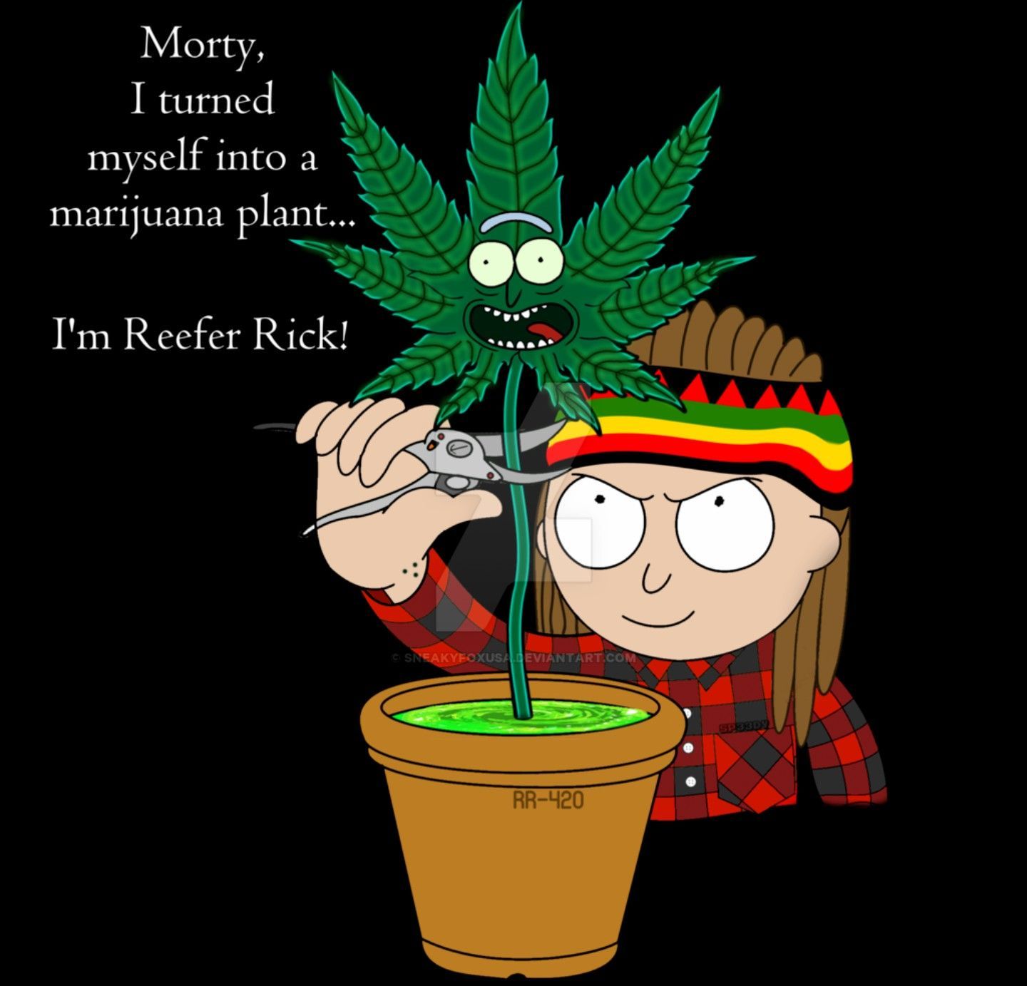 Rick And Morty Stoner Wallpapers