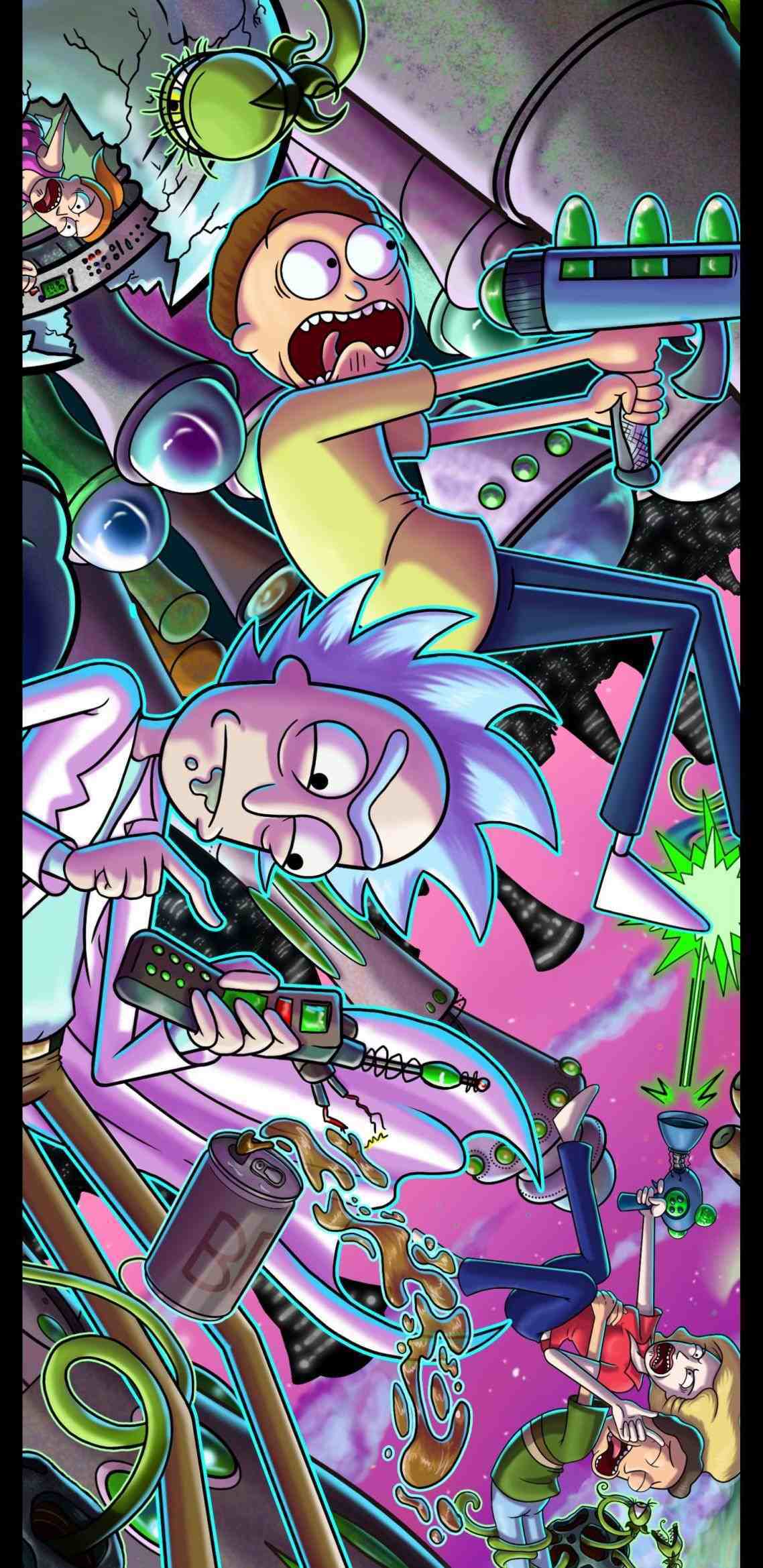 Rick And Morty Stoner Wallpapers