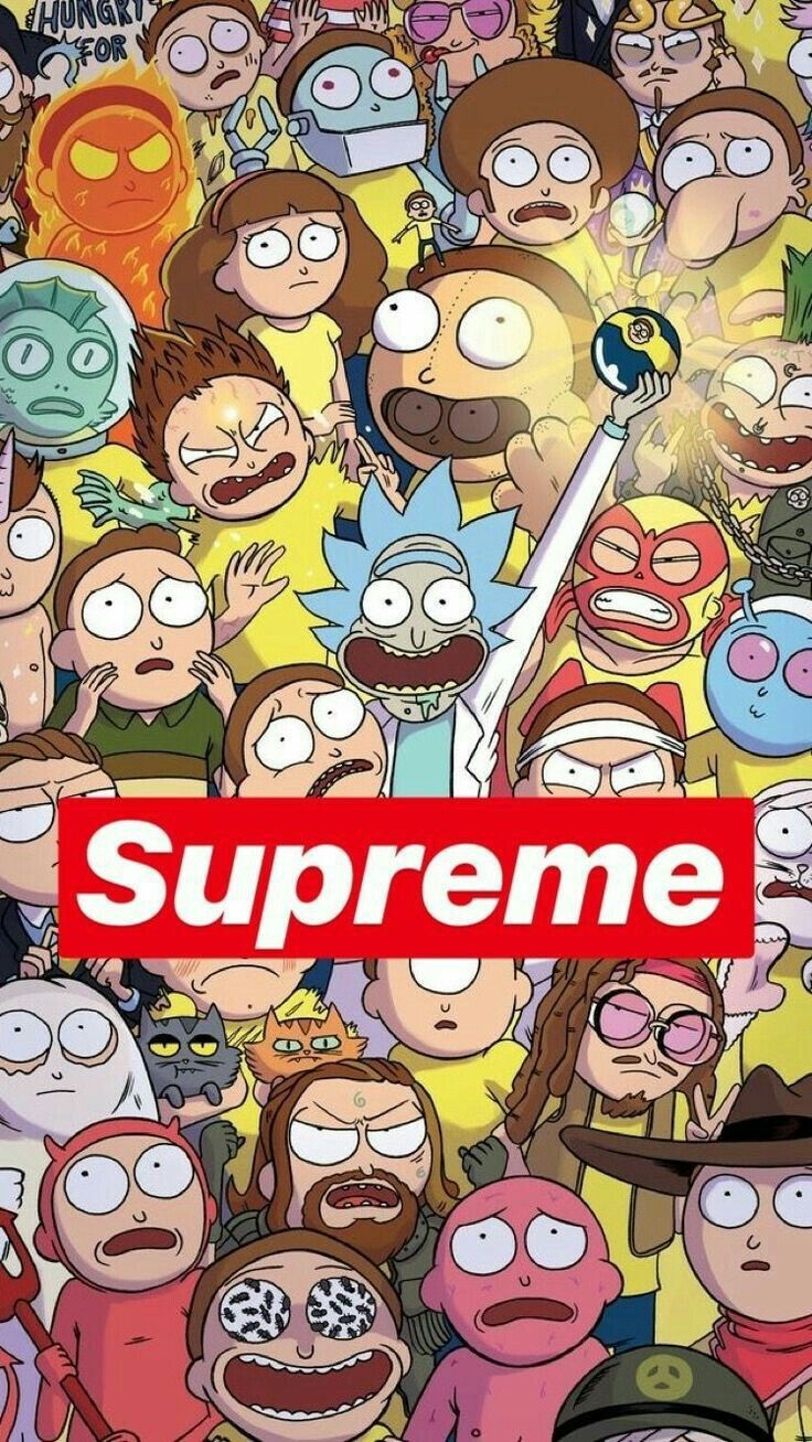 Rick And Morty Supreme Wallpapers