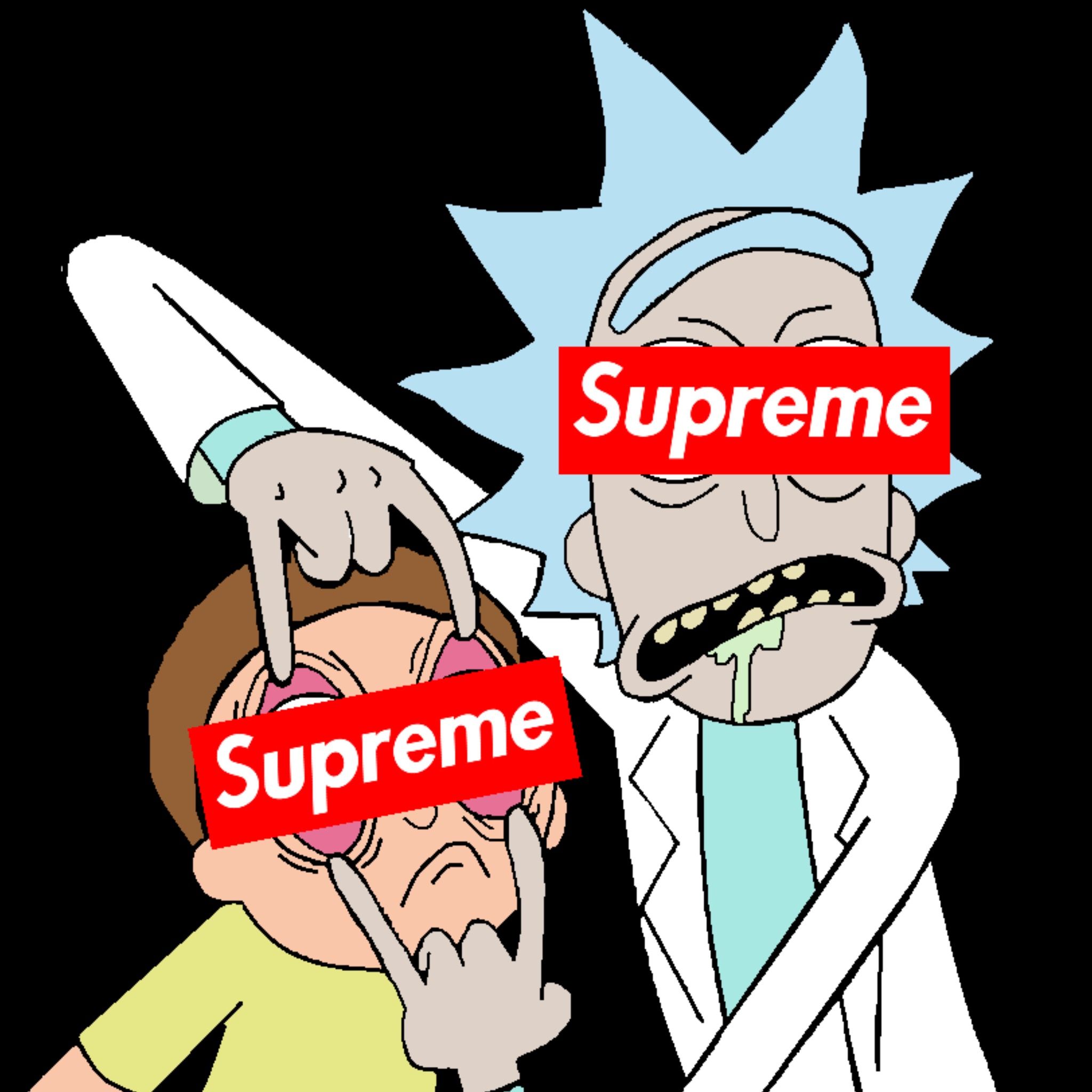 Rick And Morty Supreme Wallpapers