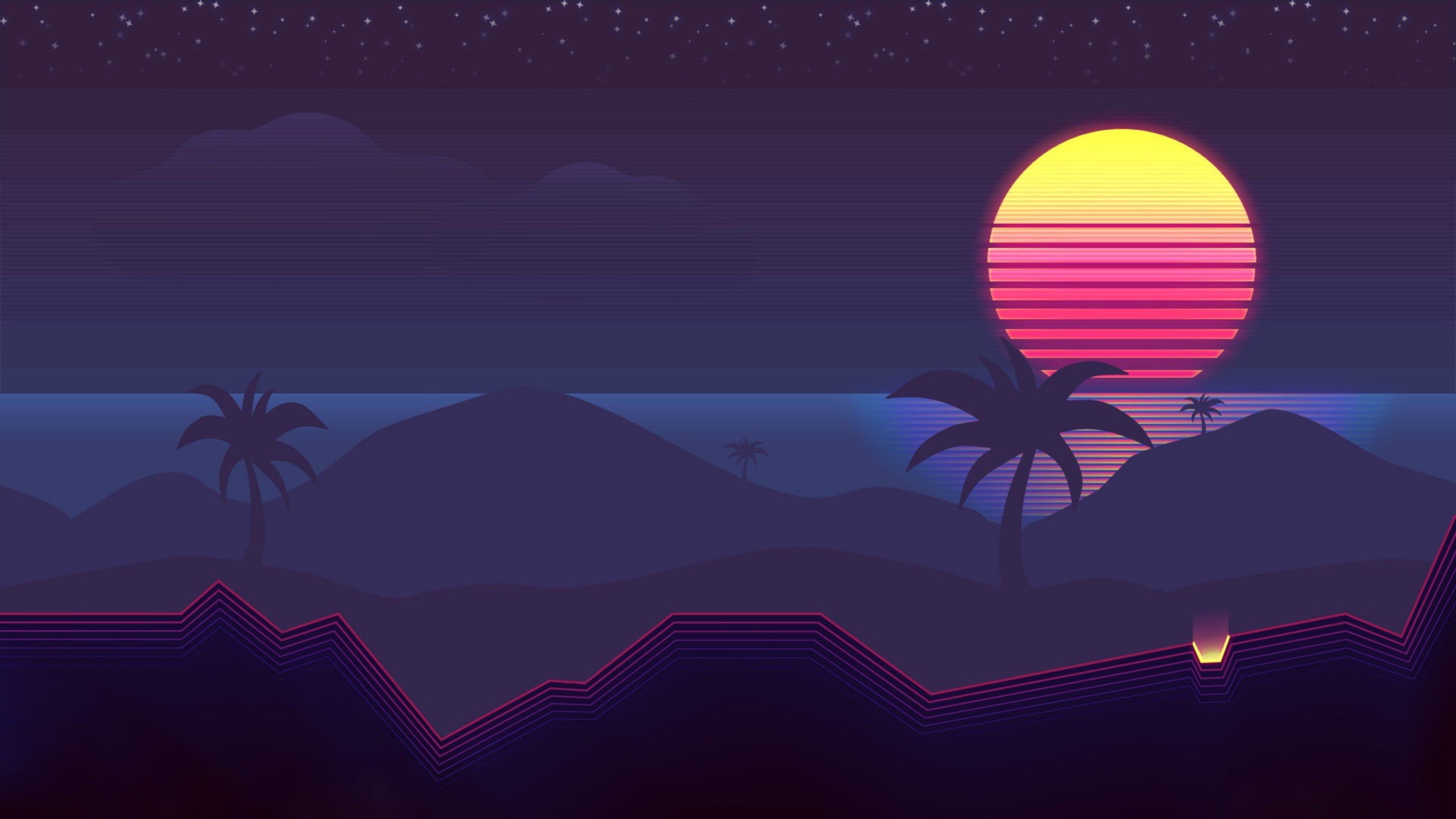 Rick And Morty Synthwave 8K Wallpapers