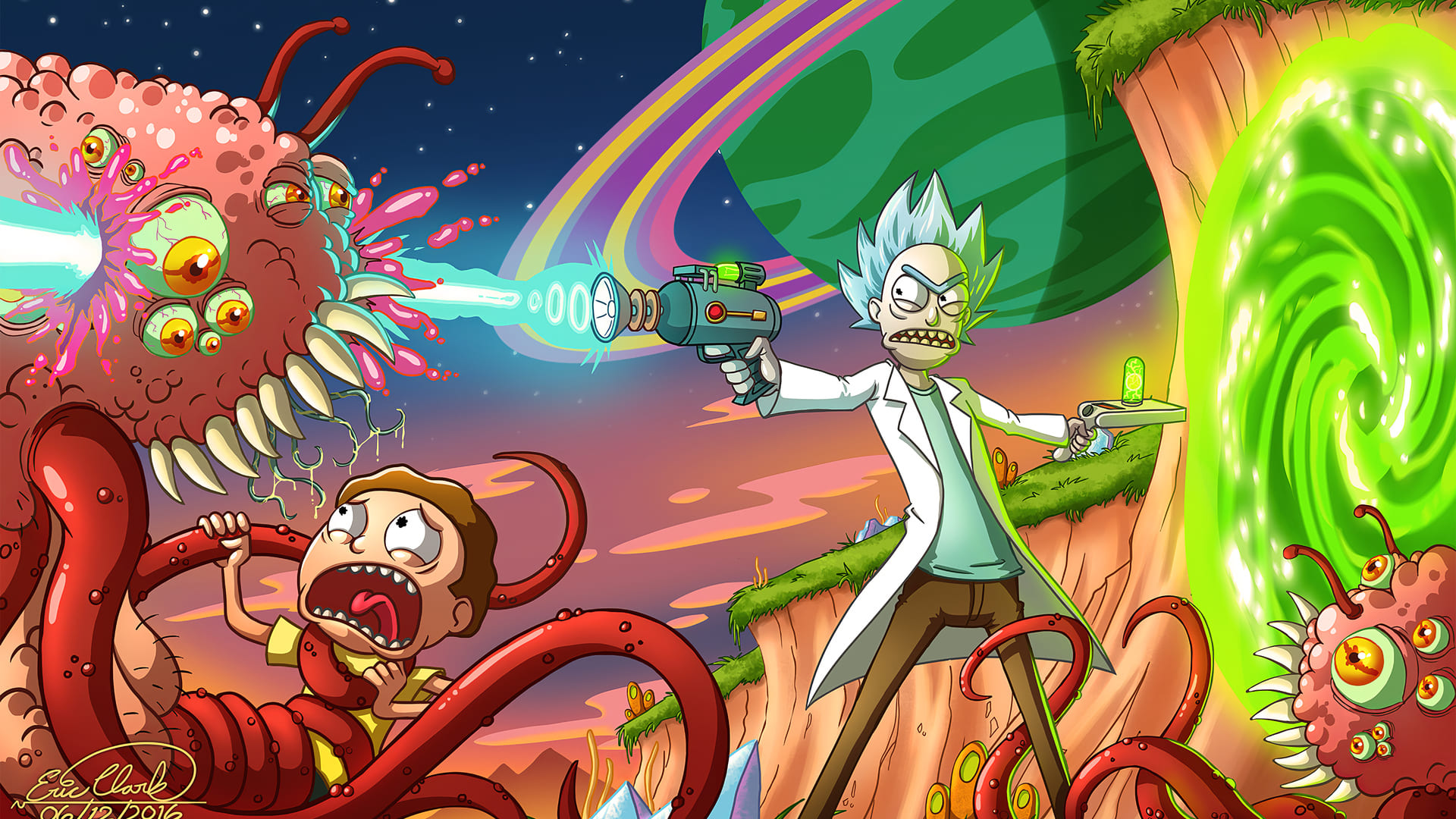 Rick And Morty Trippy Wallpapers