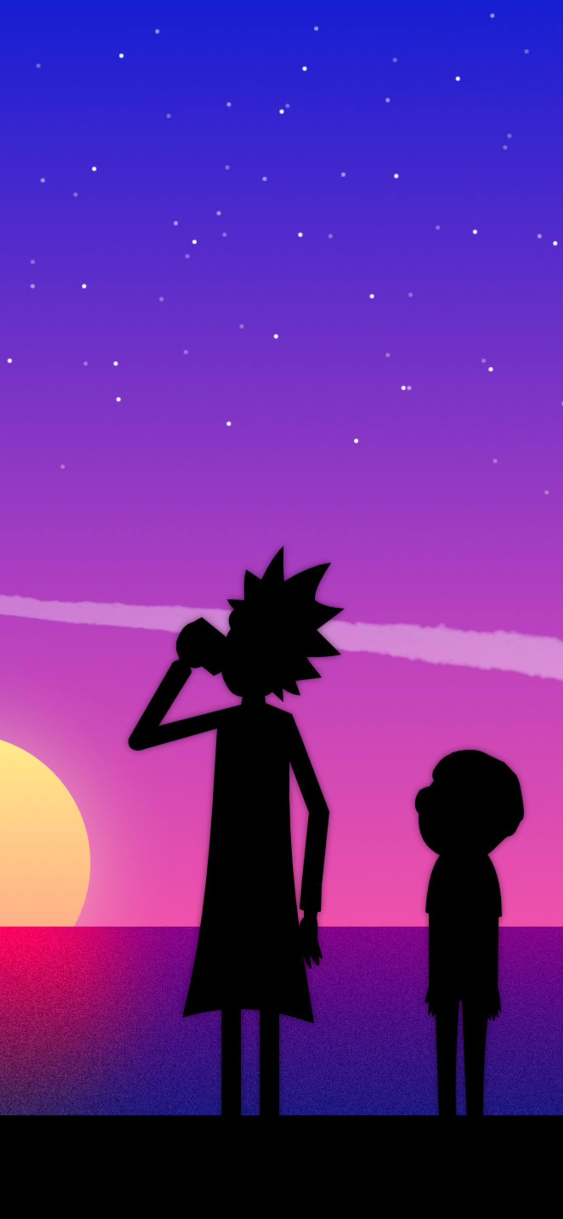 Rick And Morty Vaporwave Desktop Wallpapers