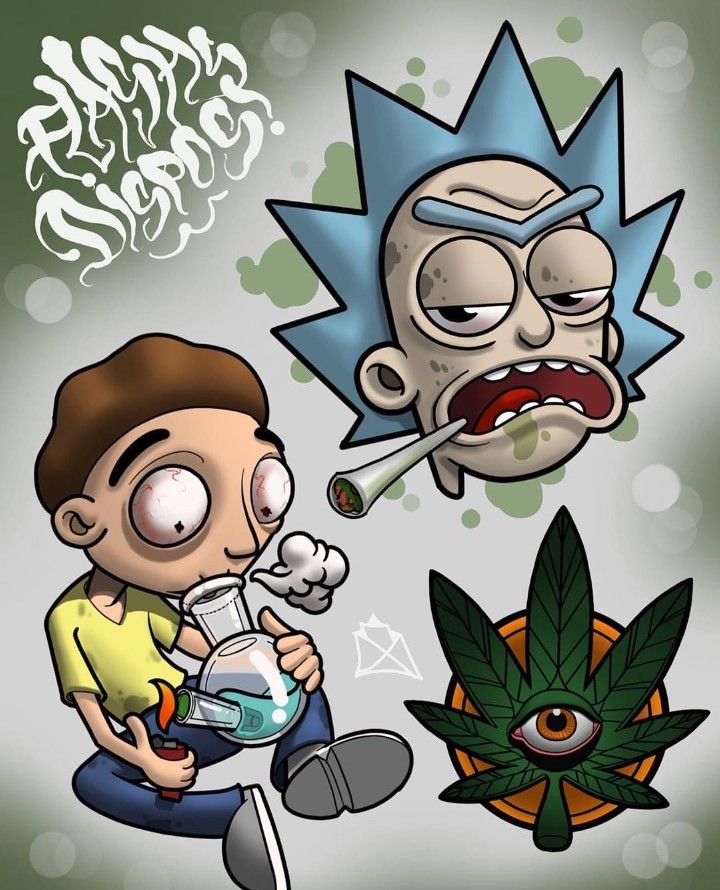 Rick And Morty Weed Wallpapers