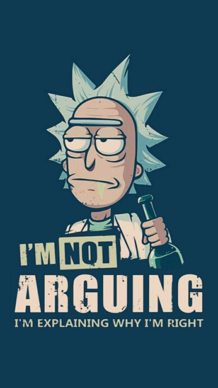 Rick Sanchez Fight In Rick And Morty Wallpapers