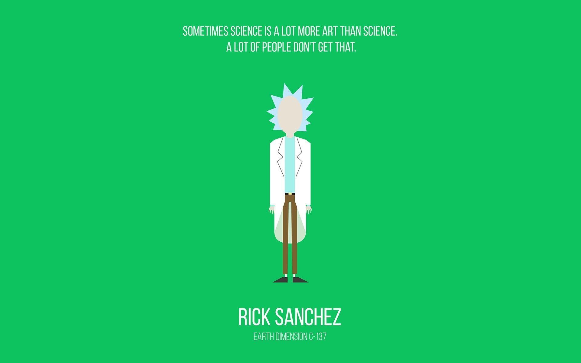 Rick Sanchez Fight In Rick And Morty Wallpapers