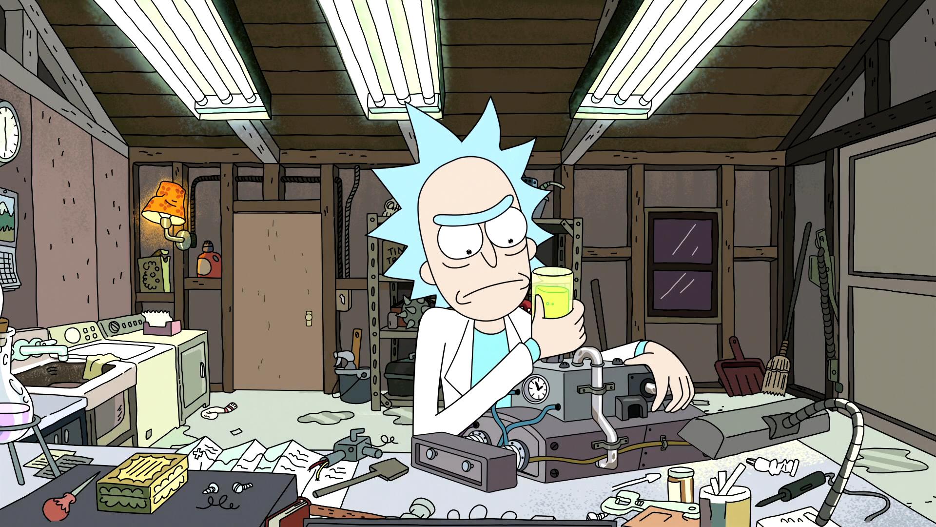 Rick Sanchez Fight In Rick And Morty Wallpapers