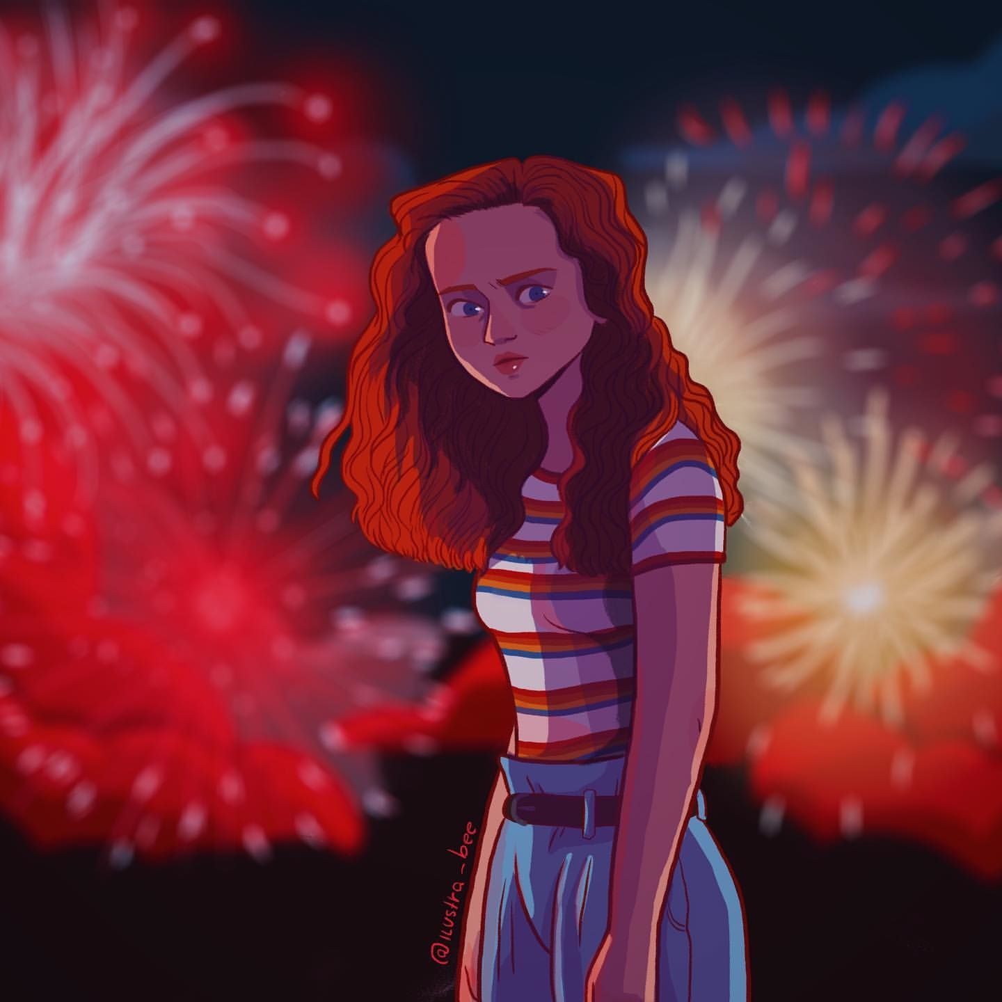 Sadie Aka Max In Sink Stranger Things Fanart Wallpapers