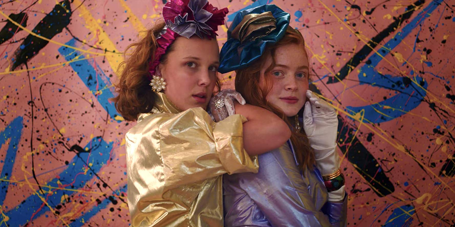 Sadie Sink And Millie Bobby Brown In Stranger Things 2019 Wallpapers