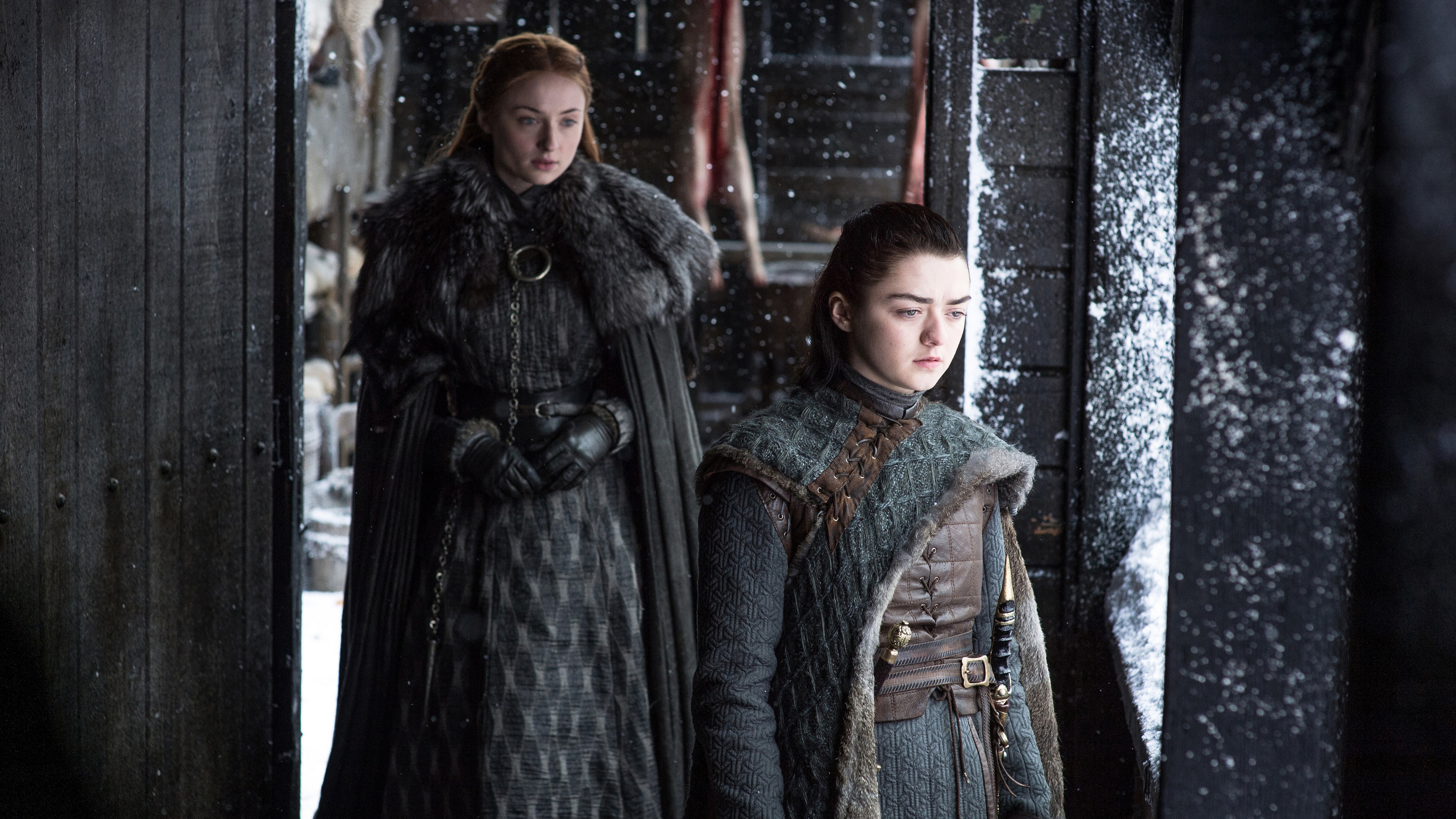 Sansa Stark And Arya Stark Game Of Thrones 8 Wallpapers
