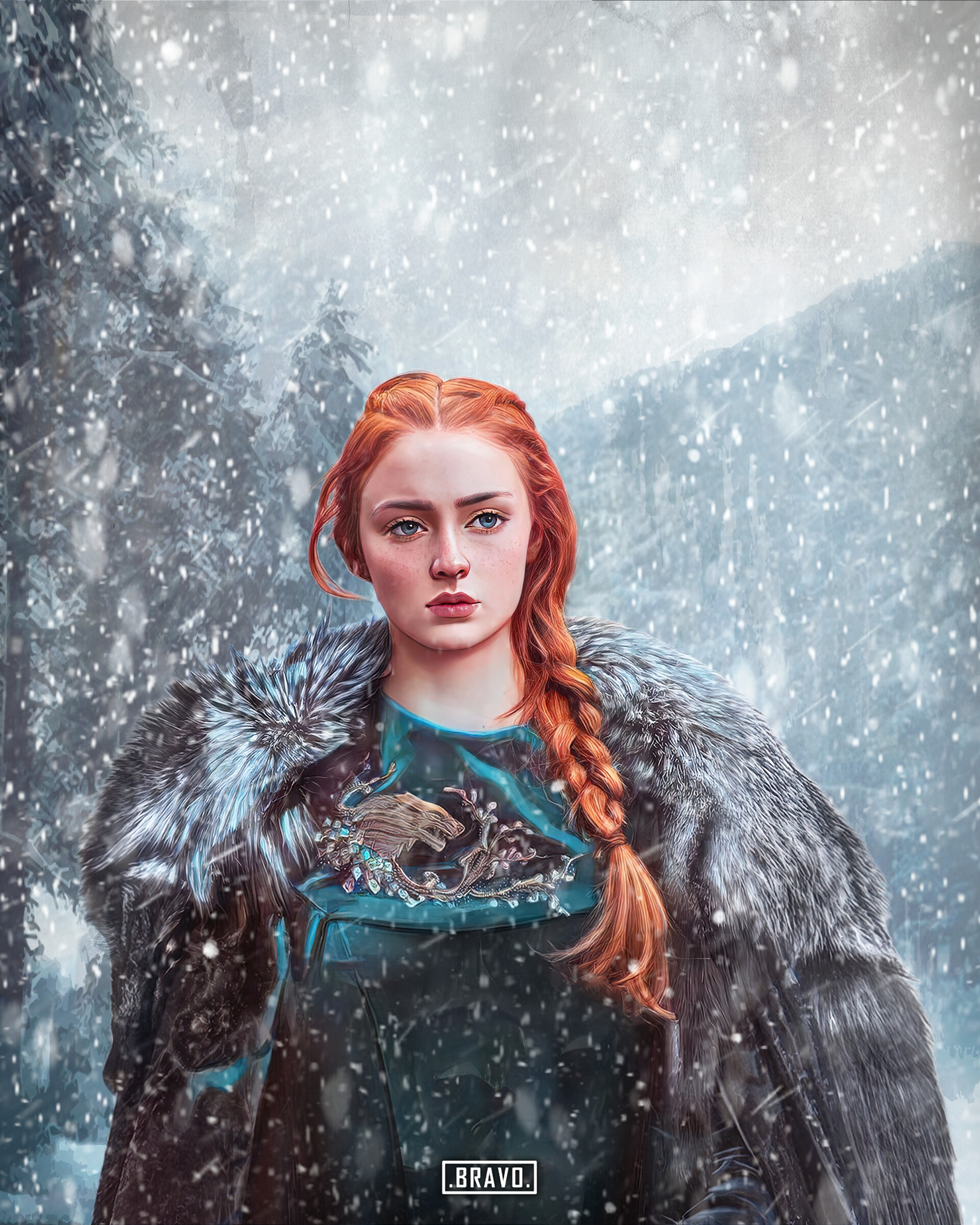 Sansa Stark Queen In The North Wallpapers