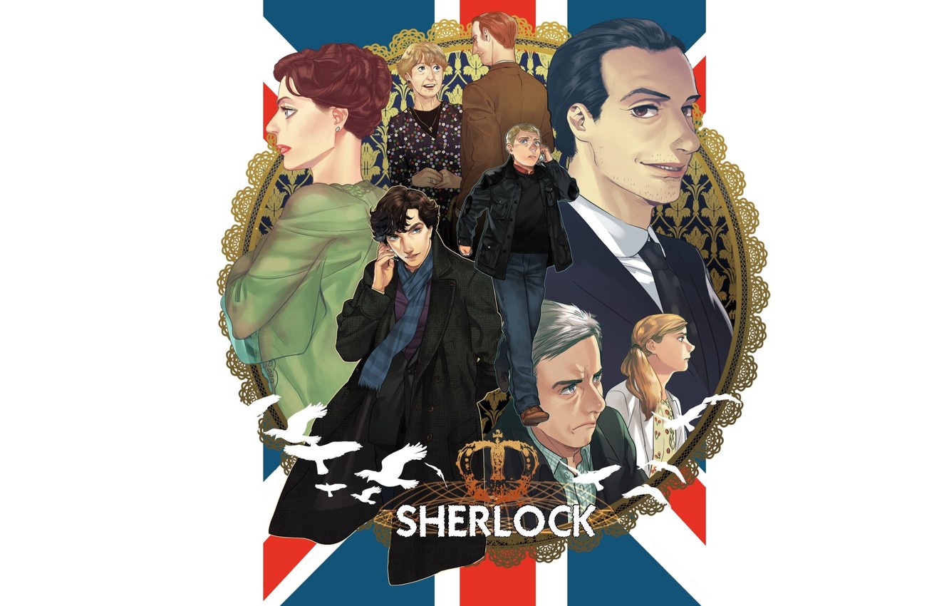 Sherlock Anime Art Wallpapers