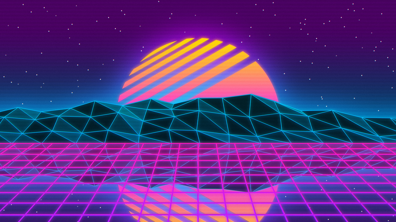 Star Wars The Mandalorian 4K Vaporwave Wallpapers