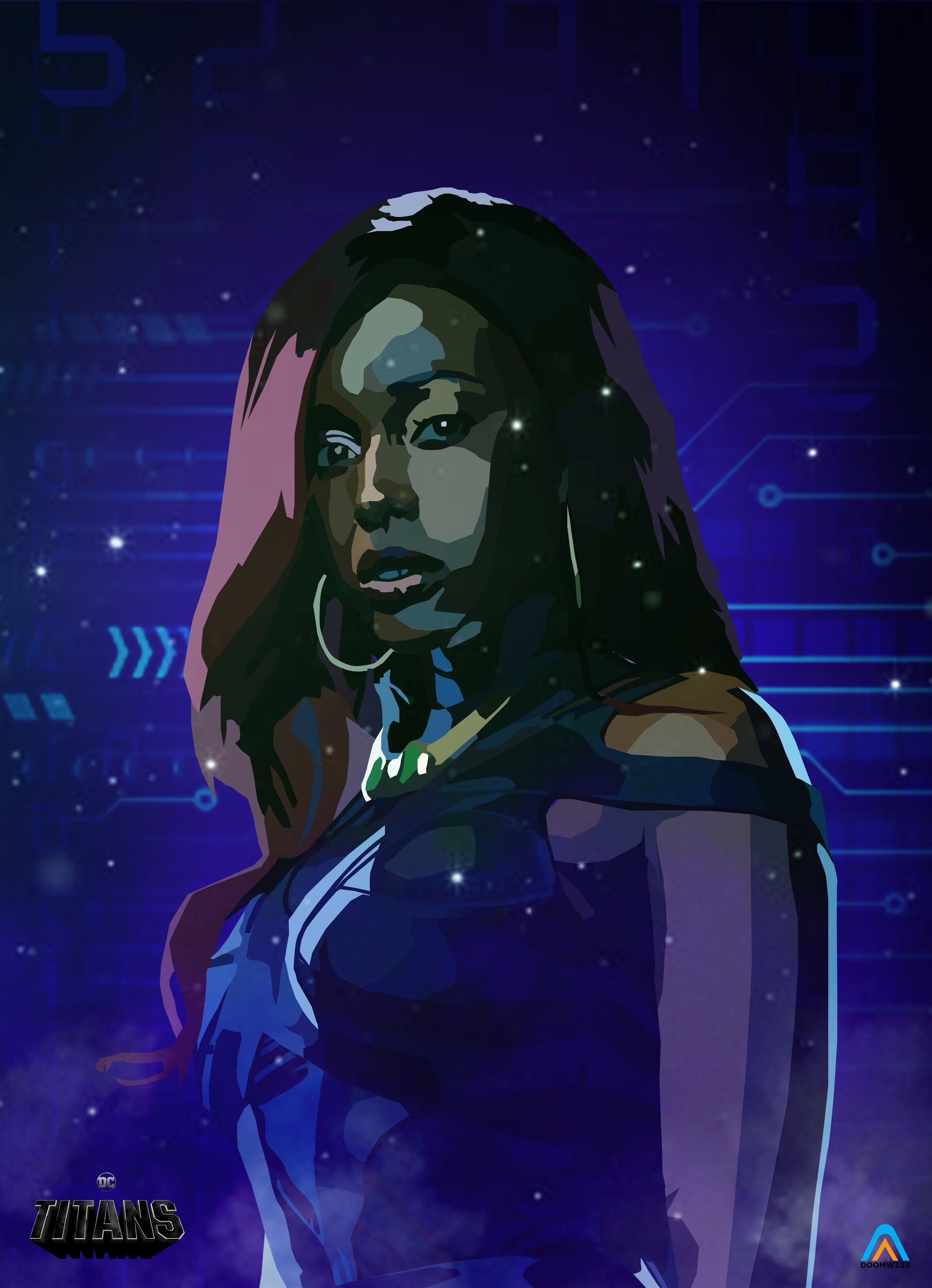 Starfire Anna Diop Wallpapers