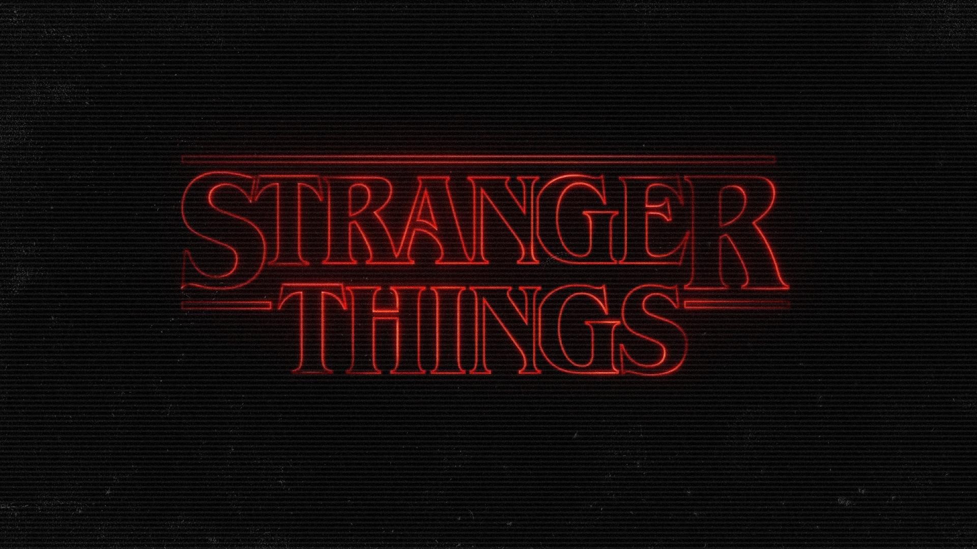 Stranger Things Dark Logo Wallpapers