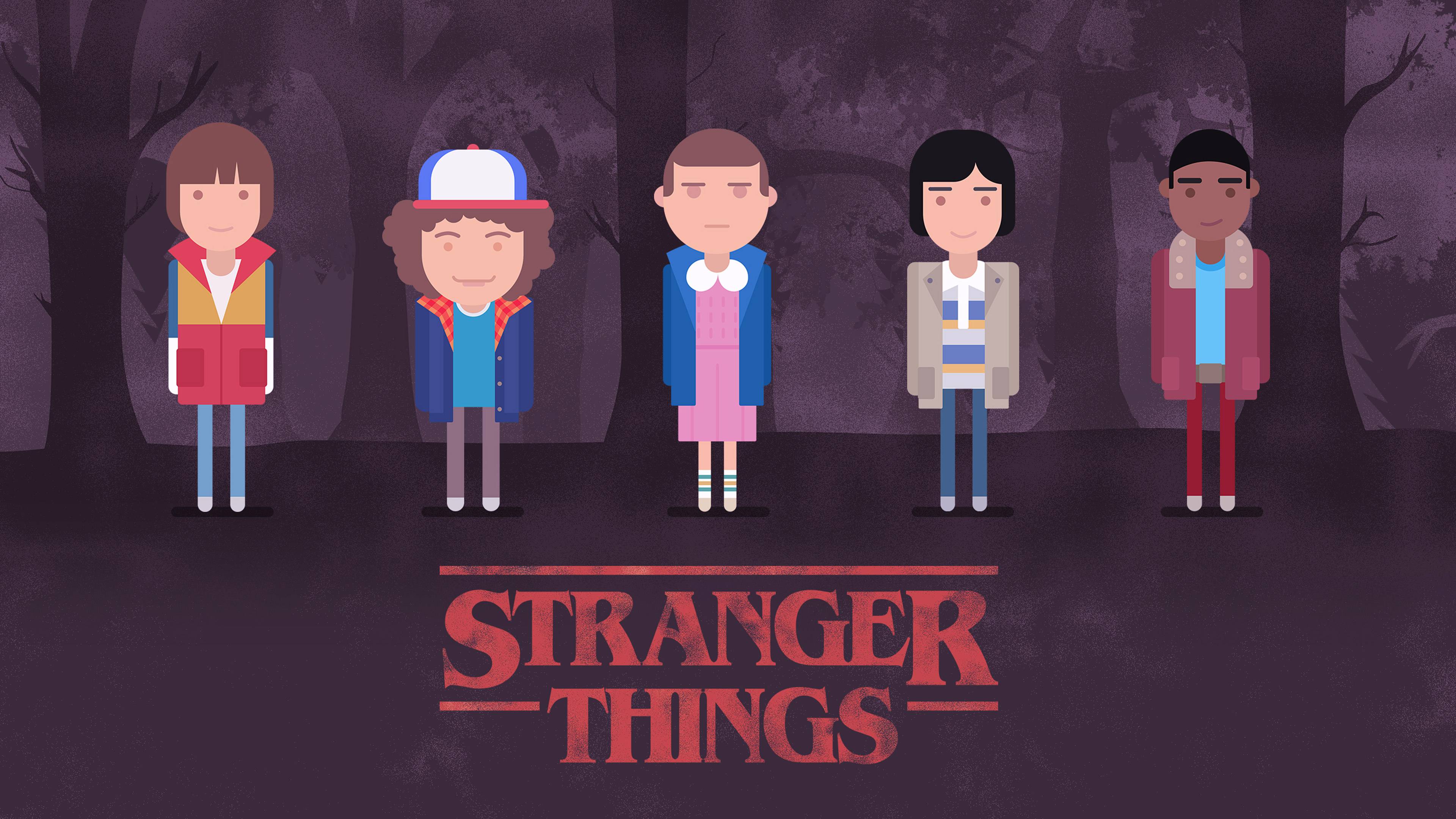 Stranger Things Kids Art Wallpapers