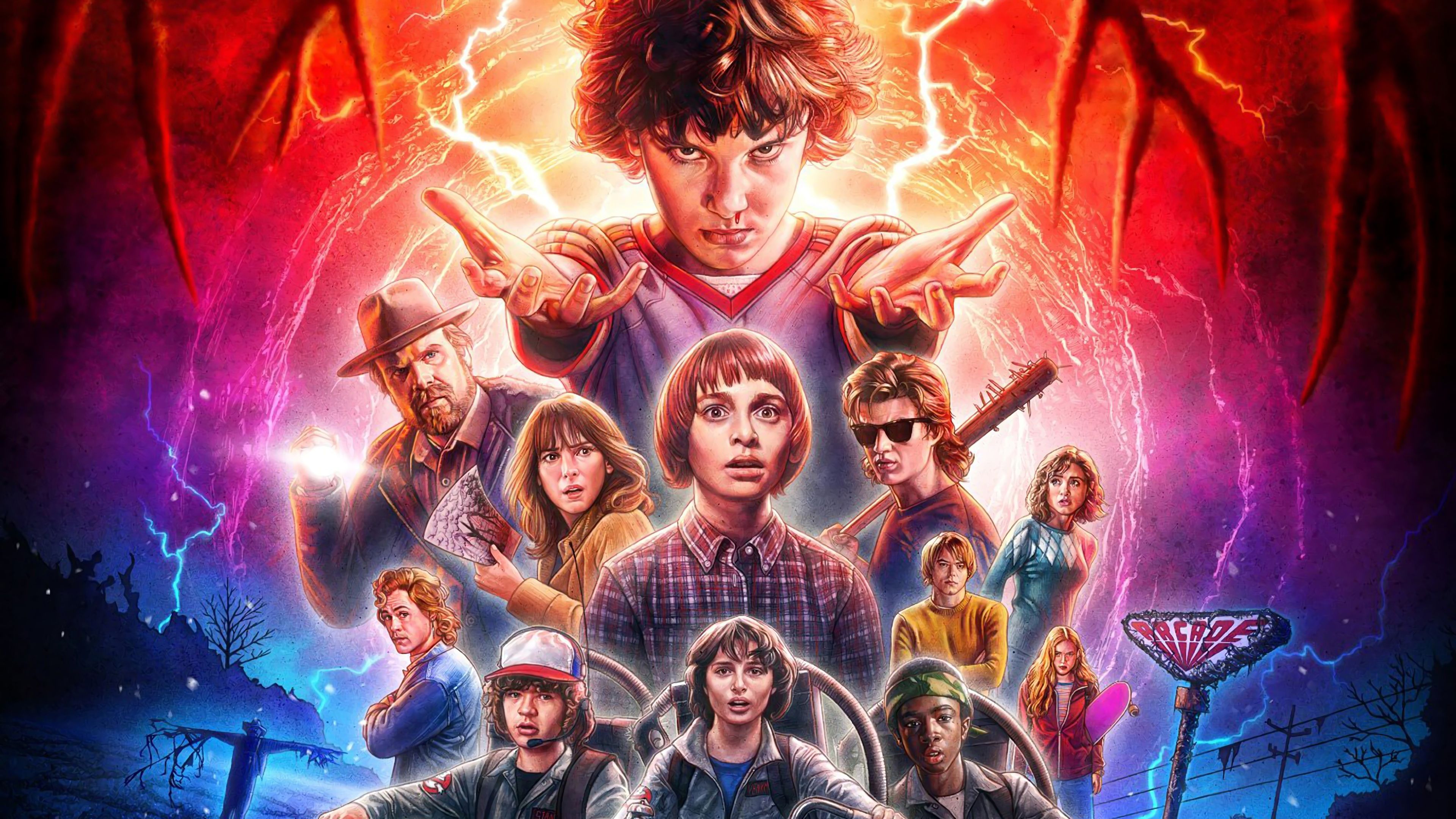 Stranger Things Kids Art Wallpapers