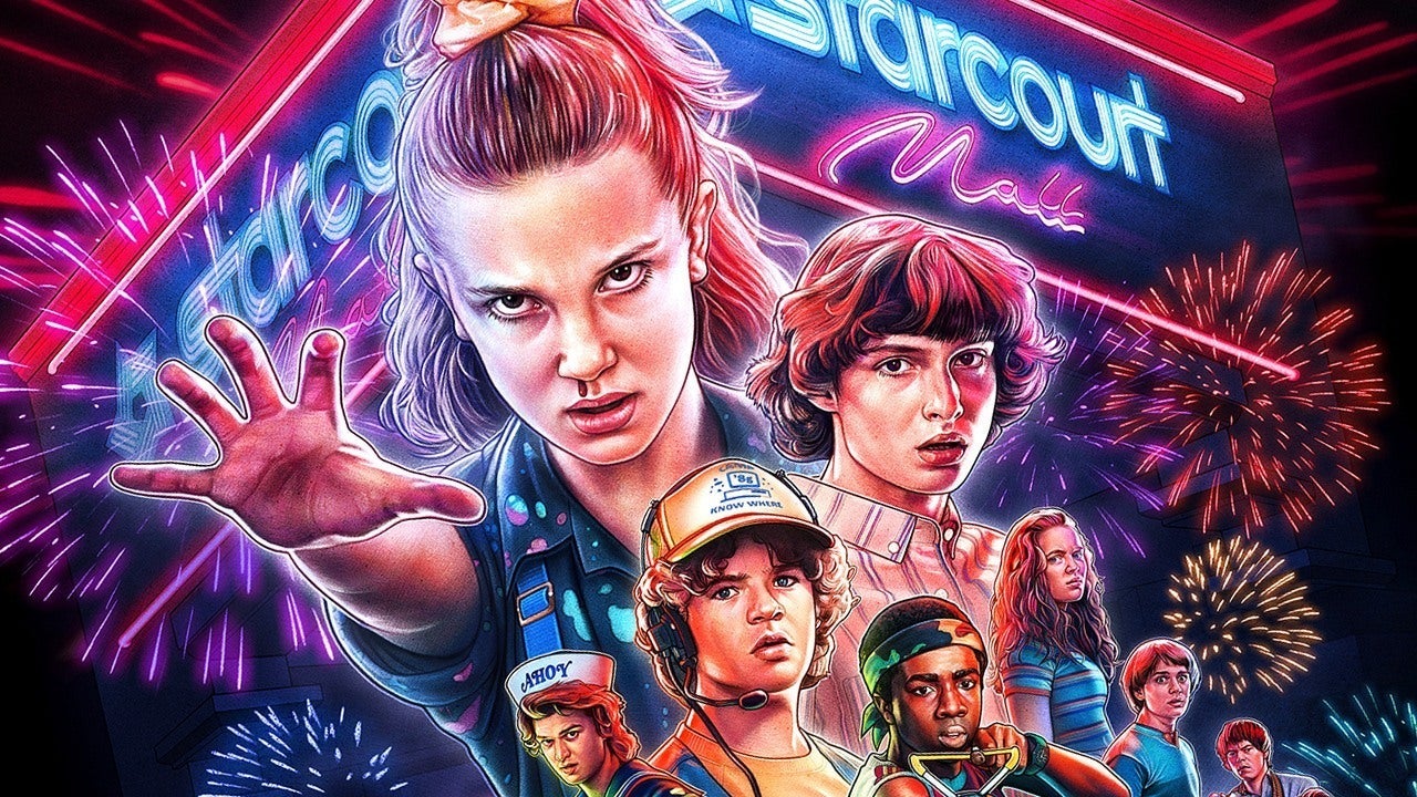 Stranger Things Neon Art Wallpapers