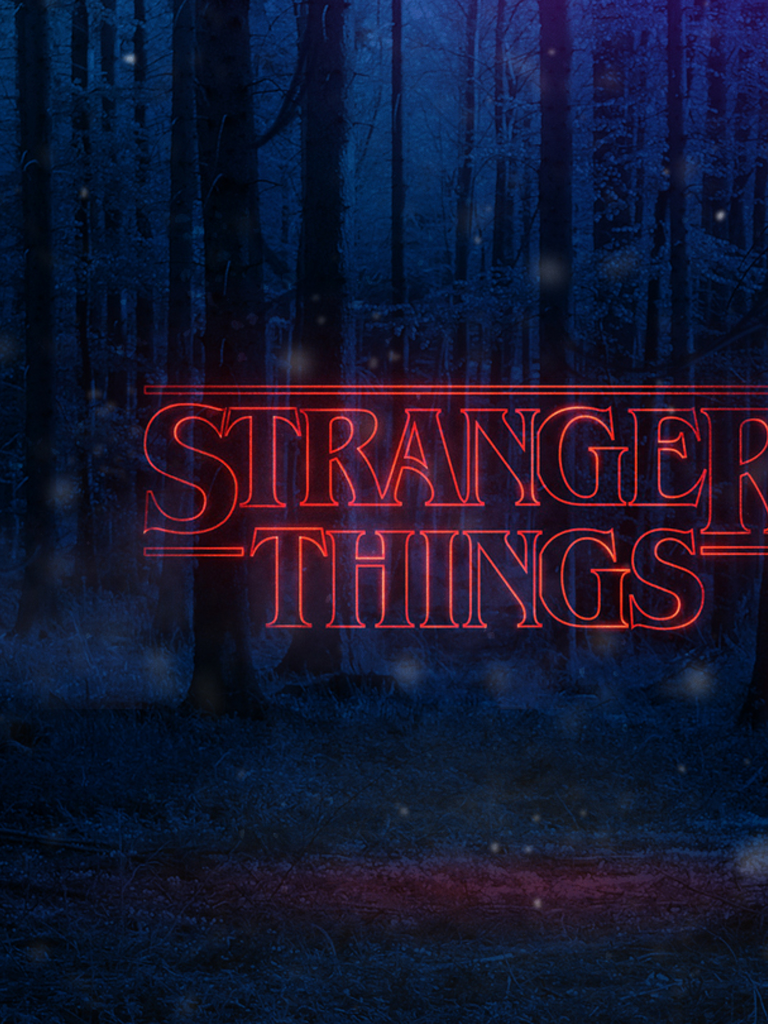 Stranger Things Text Poster Wallpapers