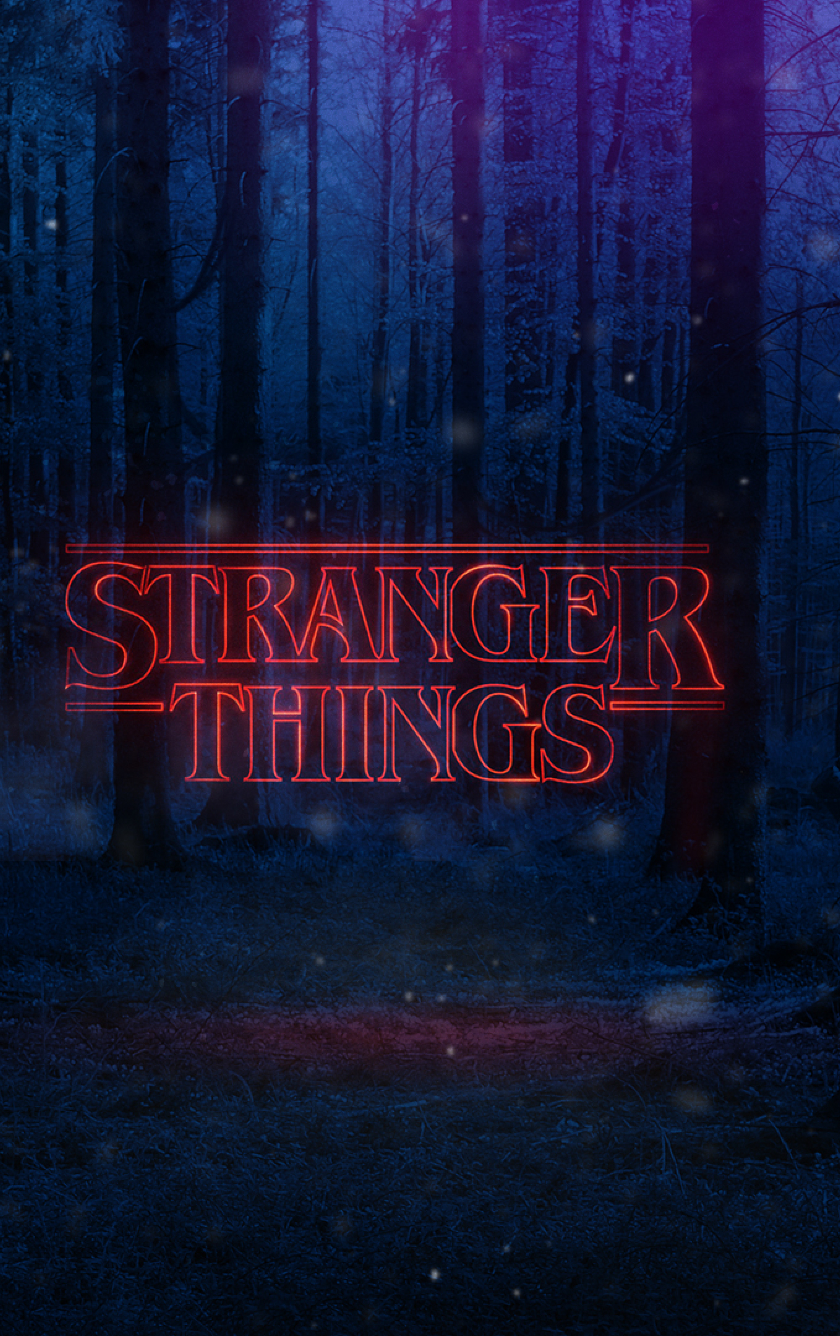 Stranger Things Text Poster Wallpapers