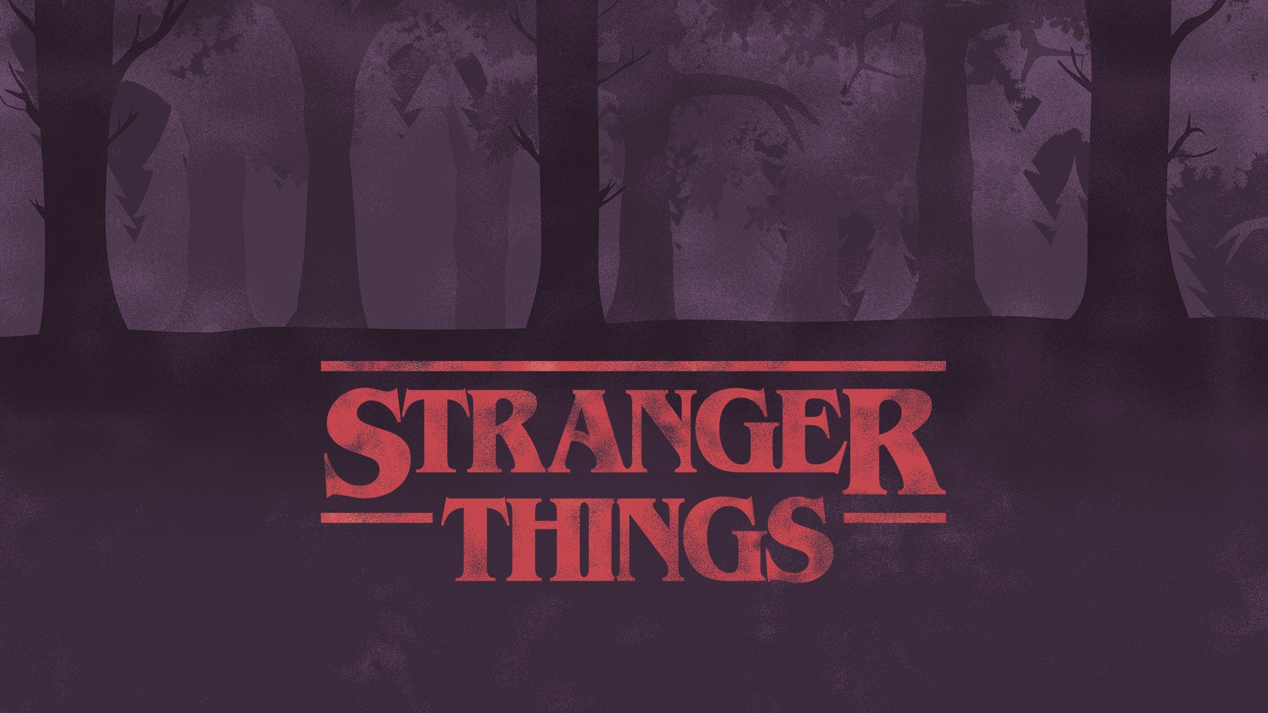 Stranger Things Text Poster Wallpapers