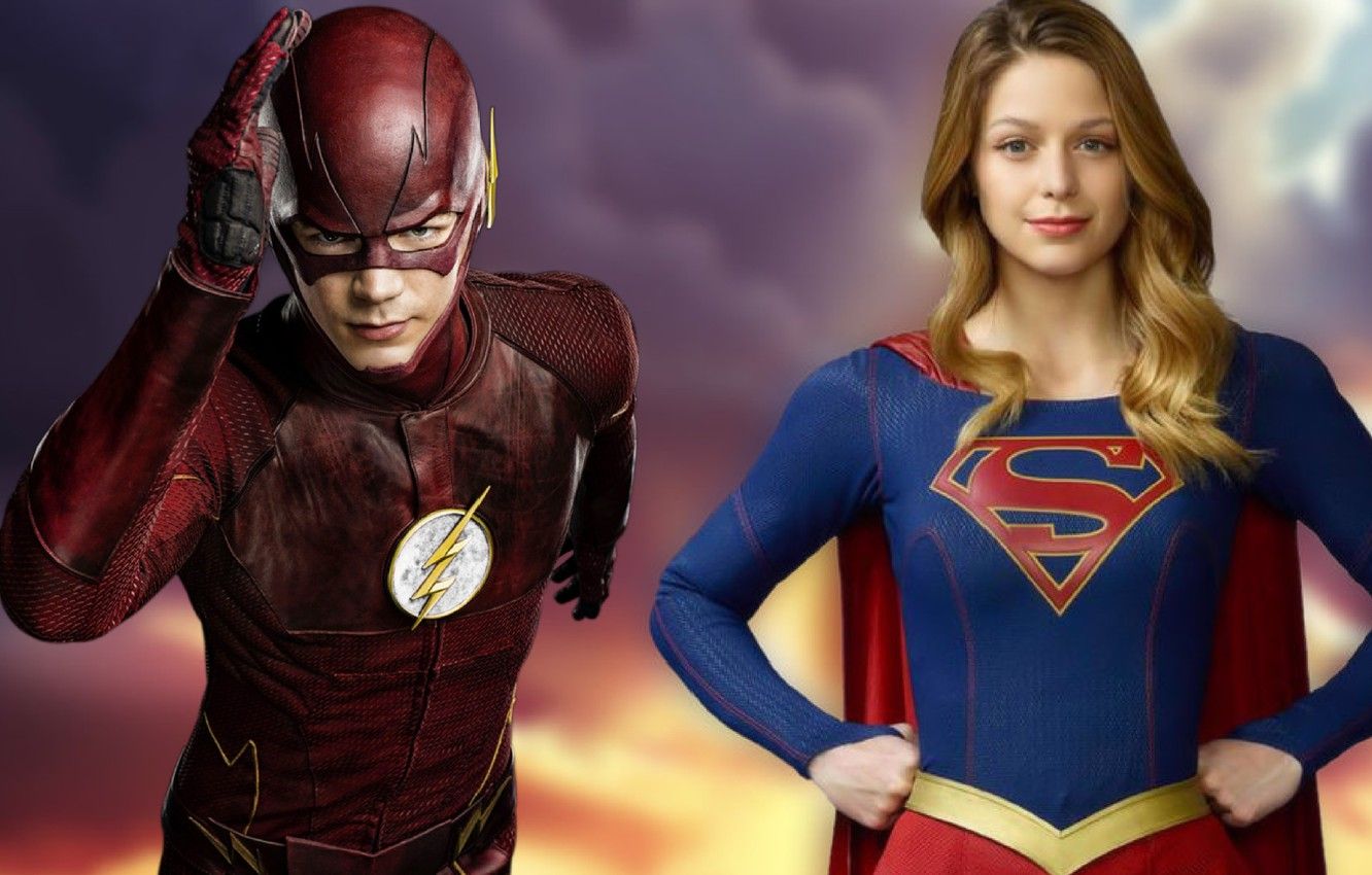 Supergirl And Flash Run Wallpapers